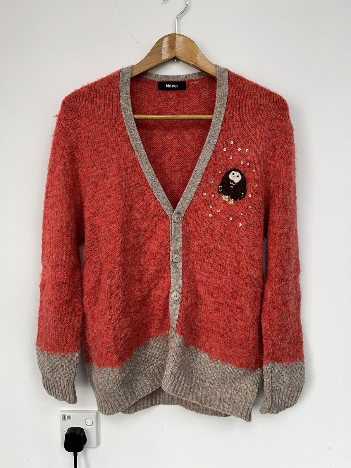Ne-Net Ne-net Kazuaki Takashima Knit Cardigan Mohair Size M / US 6-8 / IT 42-44 - 1 Thumbnail