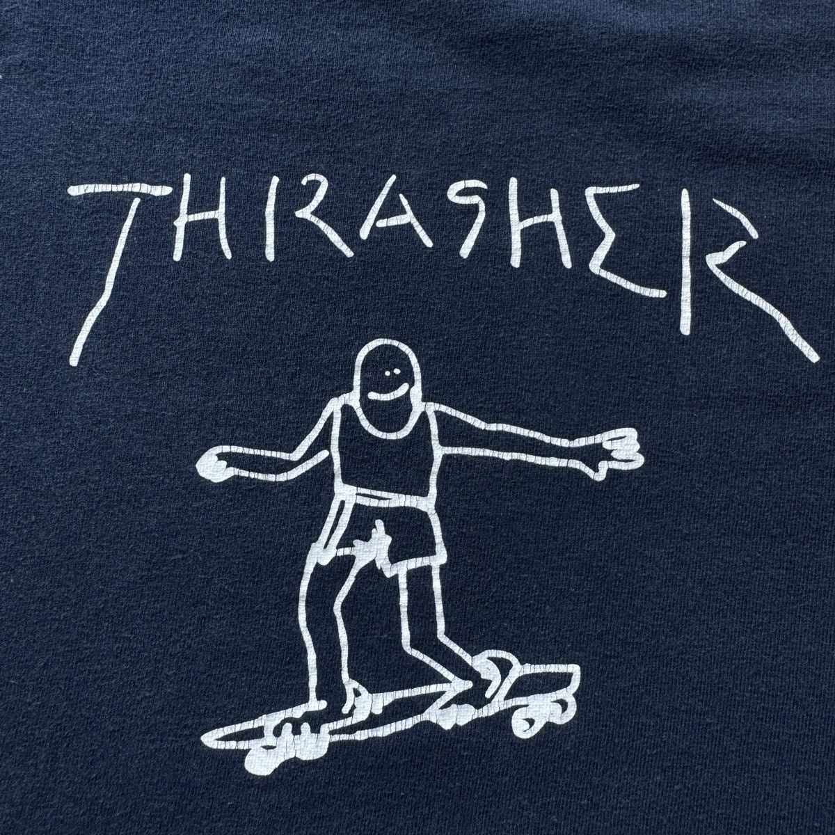 Thrasher × Vintage Thrasher Skateboard Magazine Mark Gonzales skate tee Y2K Size US S / EU 44-46 / 1 - 2 Thumbnail