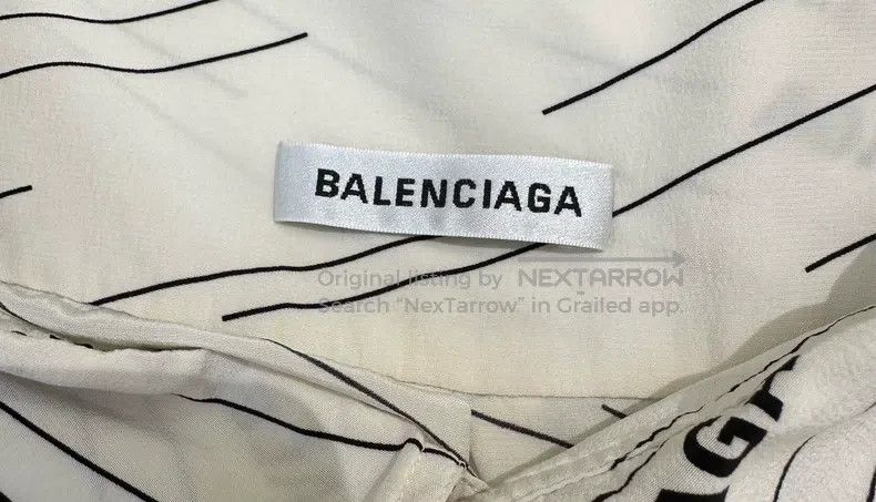 Balenciaga Balenciaga Long Sleeve Shirt, White, Size 36 Size XS / US 0-2 / IT 36-38 - 3 Thumbnail