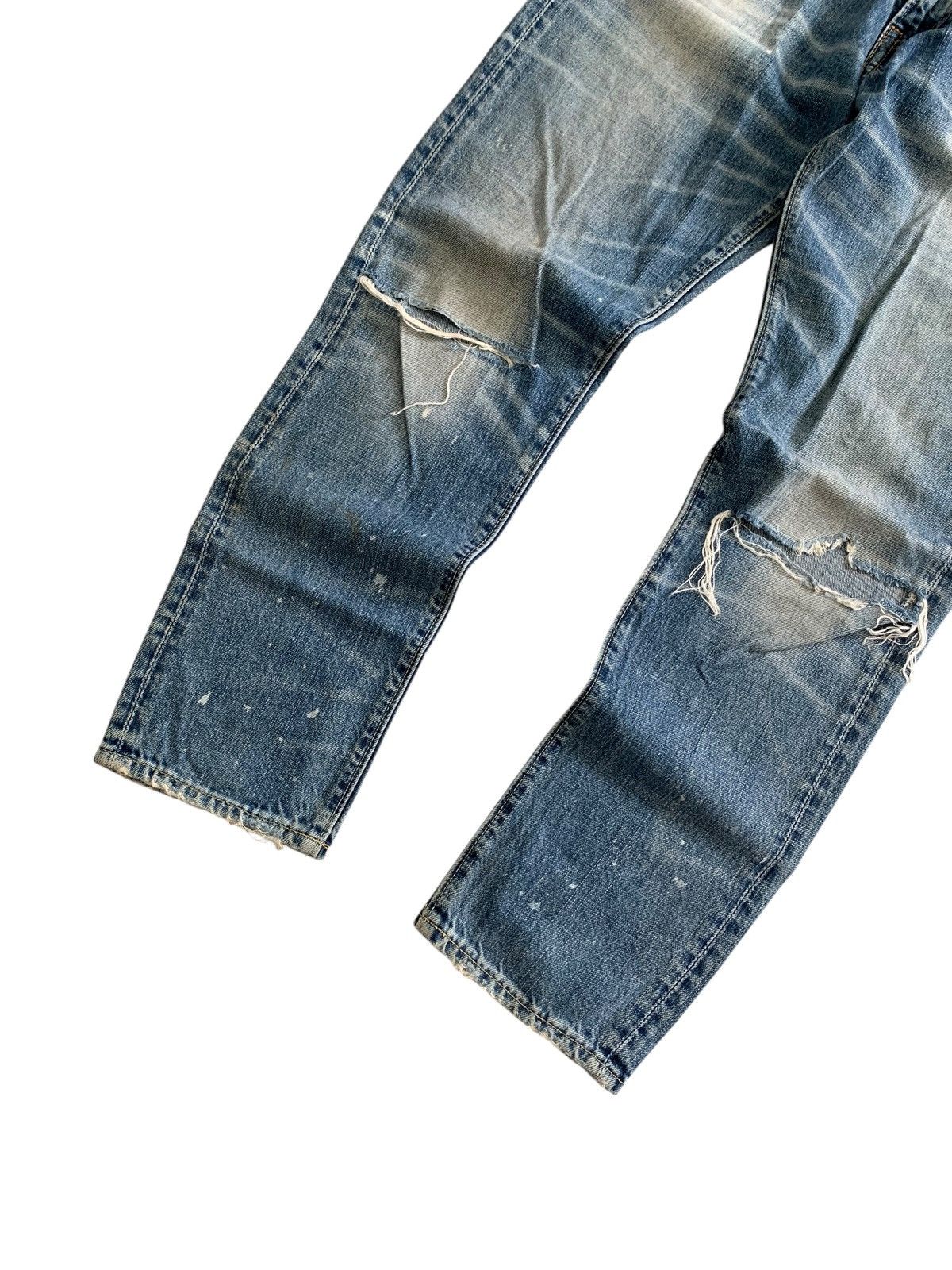 Japanese Brand RNA inc Grunge Distressed Crazy Faded Jeans Size US 30 / EU 46 - 2 Thumbnail