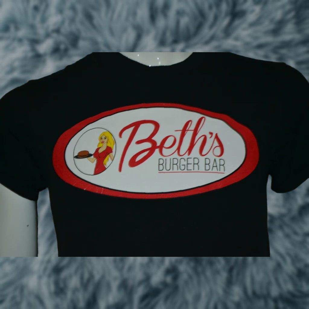Gildan VINTAGE Beth's Burger Bar T Shirt Small Mens Shirt Black Graphic Tee 100% Cotton Gildan 1990s—2000s Size US S / EU 44-46 / 1 - 1 Thumbnail
