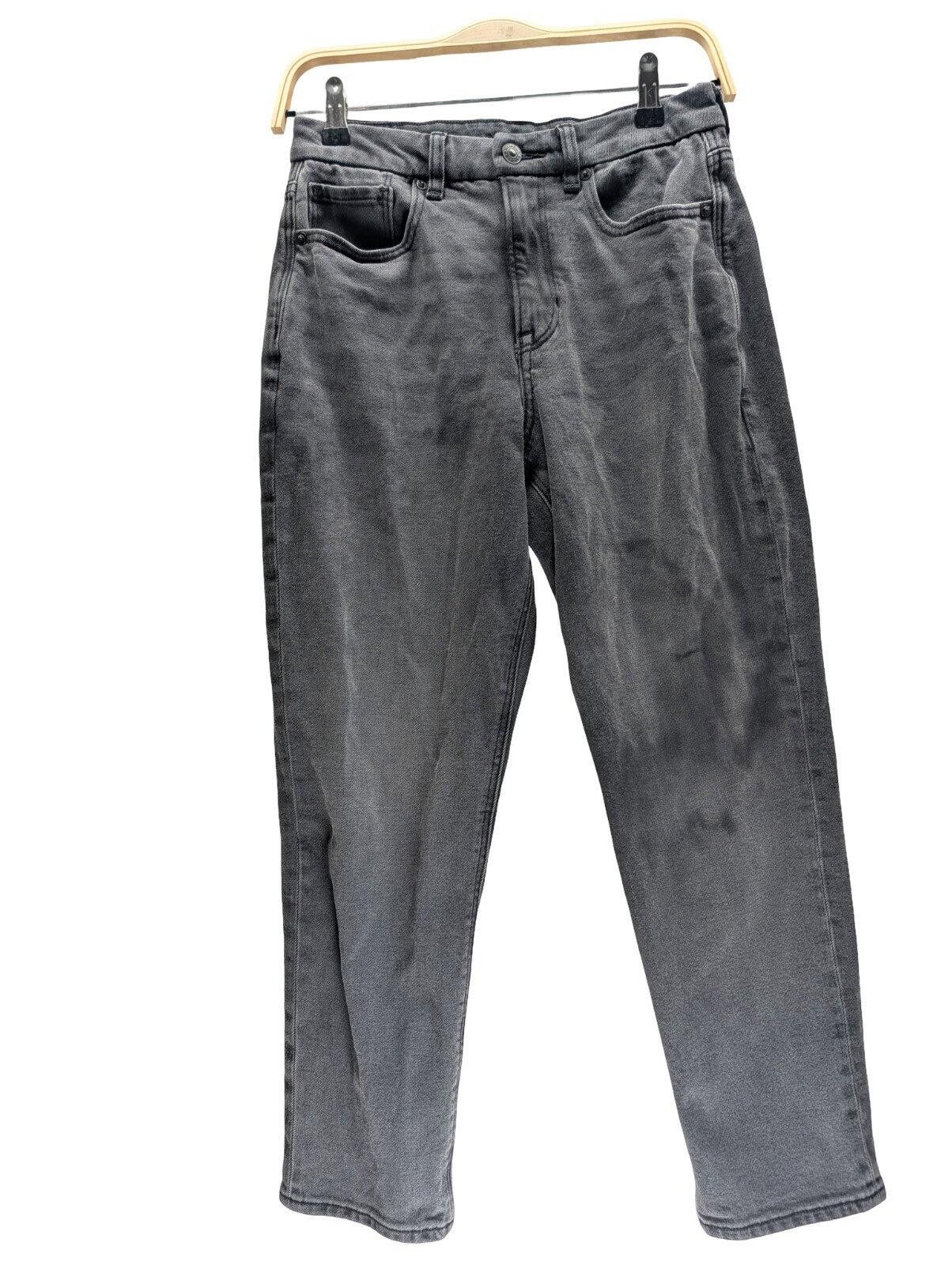 American Eagle Outfitters American Eagle Straight Jeans 6 X-Short Stretch Gray Wash Size 28" / US 6 / IT 42 - 1 Thumbnail
