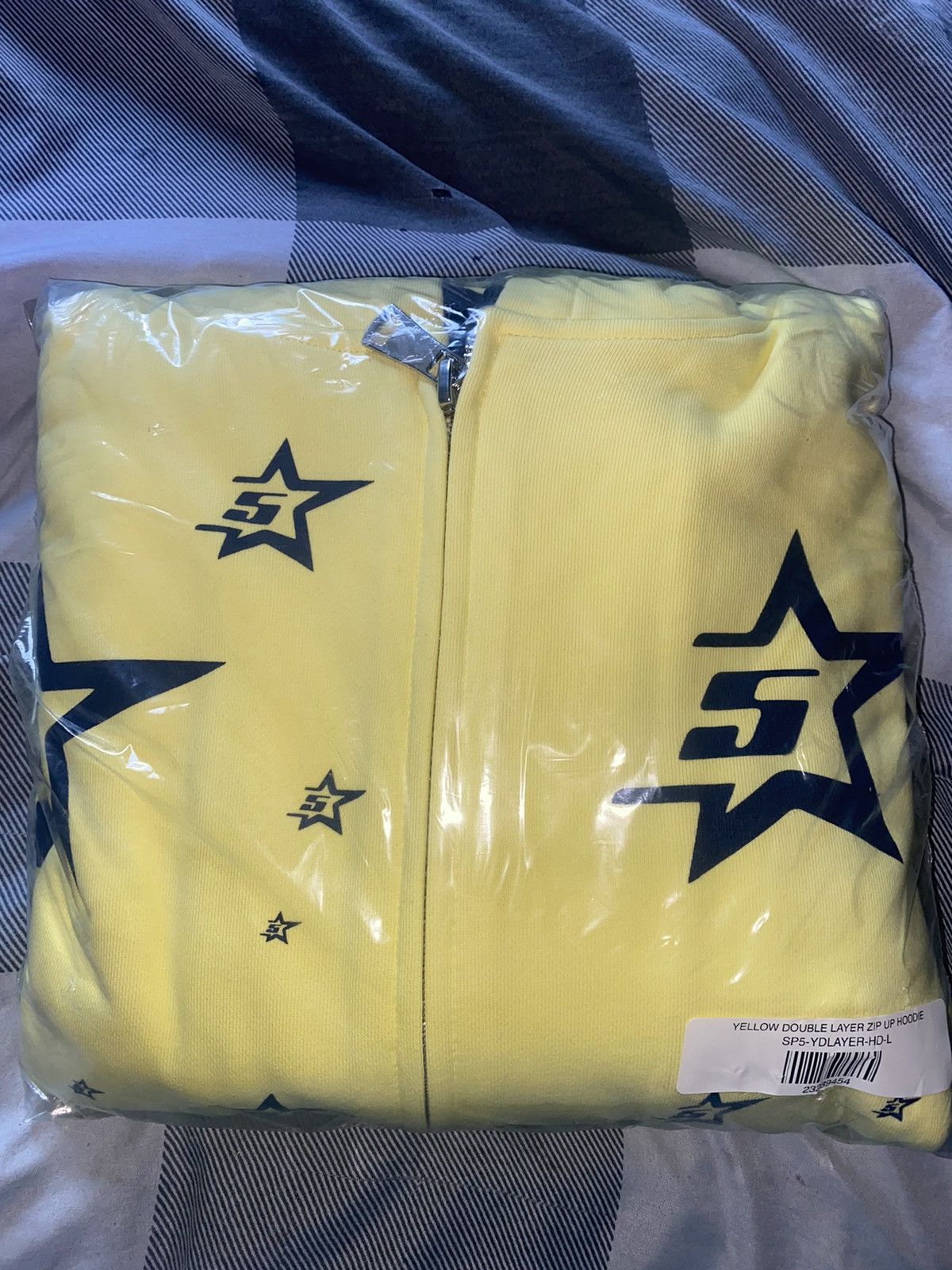 Sp5der Sp5der Double Layer 5 Star Zip Hoodie Size US L / EU 52-54 / 3 - 5 Thumbnail