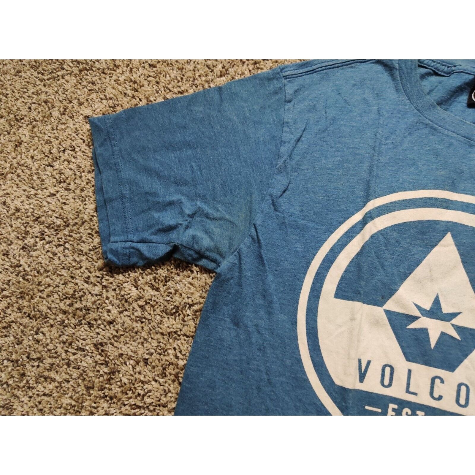 Volcom Volcom Stone Shirt Adult Mens Small Light Blue Spell Out Size US S / EU 44-46 / 1 - 3 Thumbnail