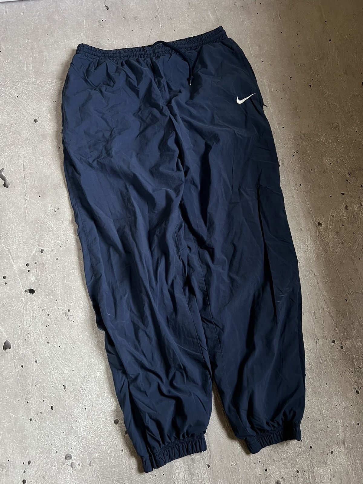 Nike Rare Vintage Pants Nike Blue Y2K Hype Size L 90s Size US 34 / EU 50 - 1 Thumbnail