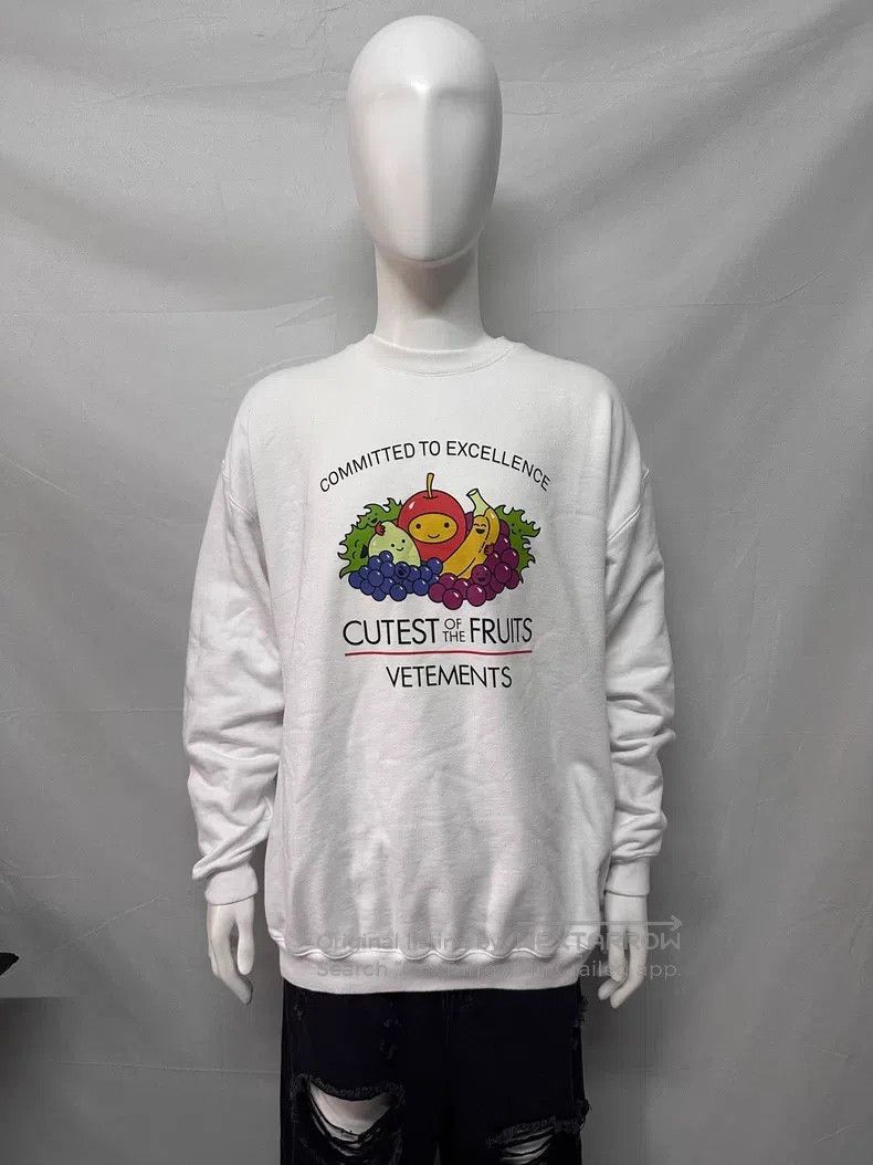 Vetements Vetements Fruit Print Hoodie Size US S / EU 44-46 / 1 - 1 Thumbnail