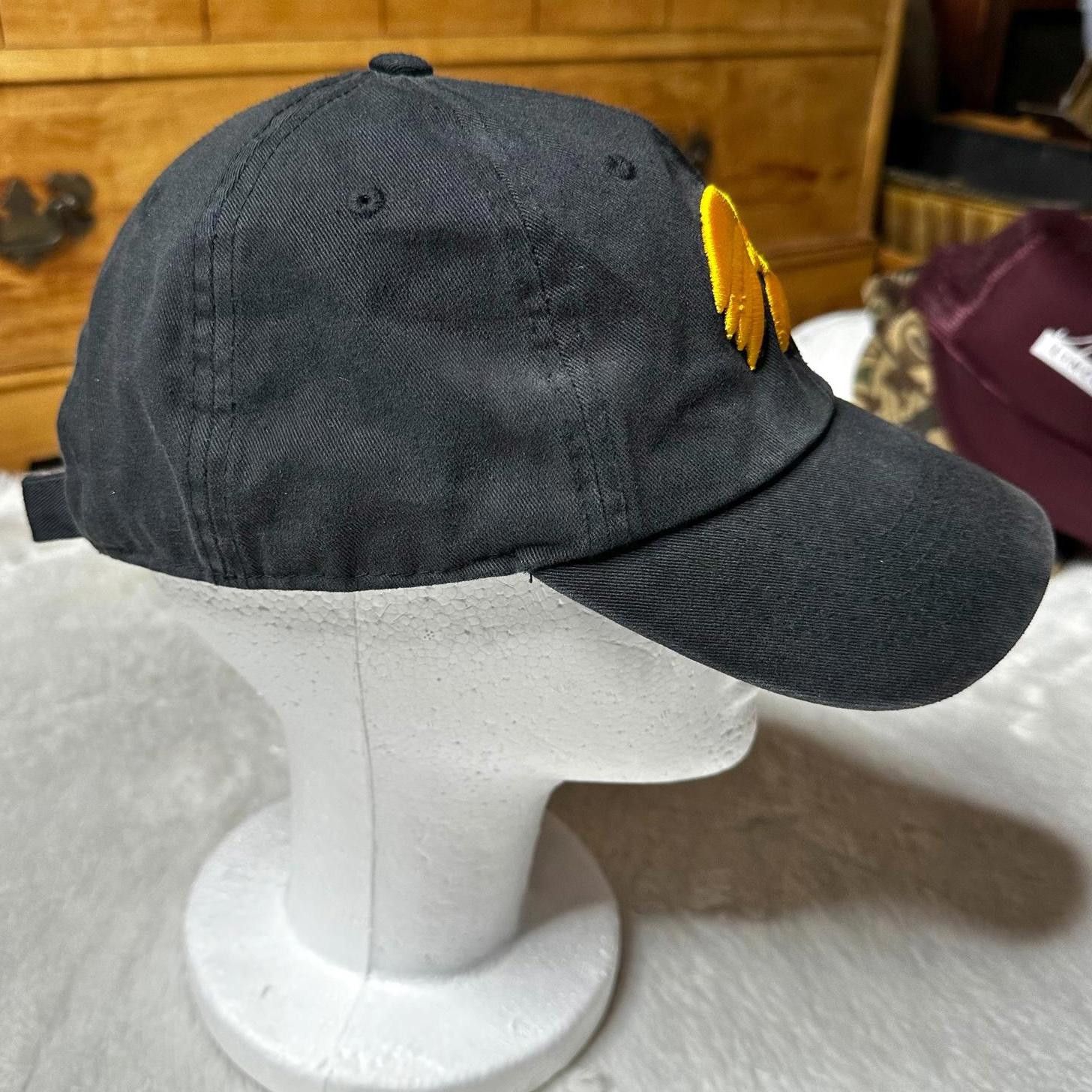 Top Of The World Iowa Hawkeyes Unisex Black Adjustable Baseball Cap OS Size ONE SIZE - 4 Thumbnail