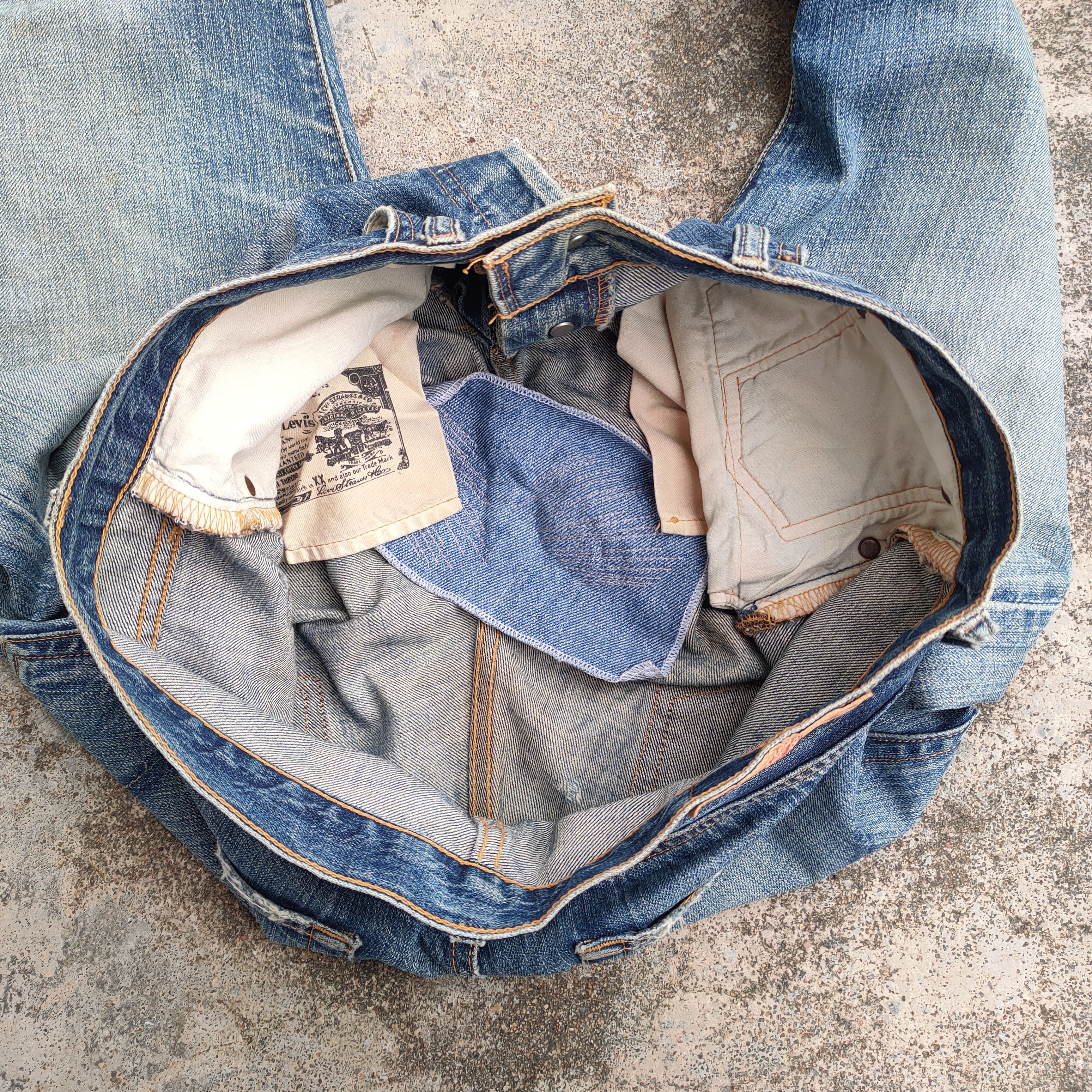 Levi's vintage Levi's 501 faded jeans denim pants Size US 33 - 15 Thumbnail