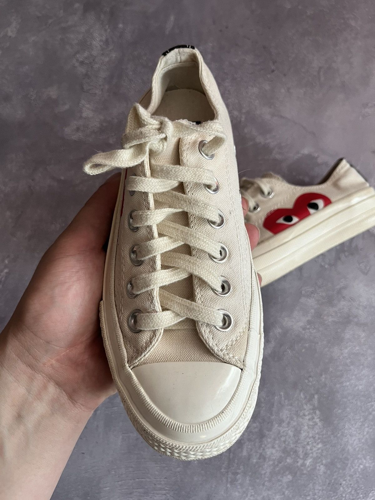 Comme des Garcons Comme Des Garçons x Chuck Taylor Converse All Star Low Top Size US 5 / IT 35 - 3 Thumbnail