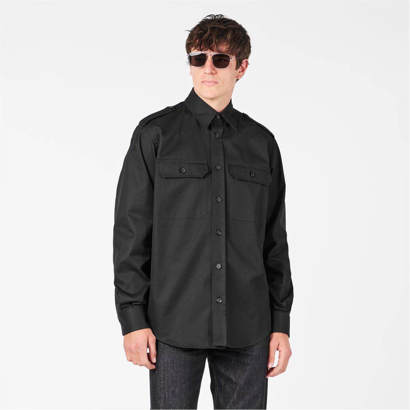 Alexander McQueen o1g2r1mq0326 Overshirt in Black Size US S / EU 44-46 / 1 - 3 Thumbnail