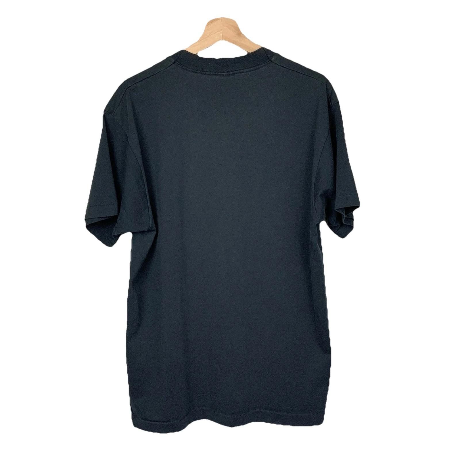 Other Vintage 90s Soviet Goodwill Tour Airshow Black T Shirt XL Size US XL / EU 56 / 4 - 4 Thumbnail