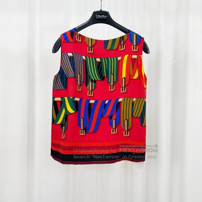 Hermes Hermes Silk top Size XS / US 0-2 / IT 36-38 - 1 Thumbnail