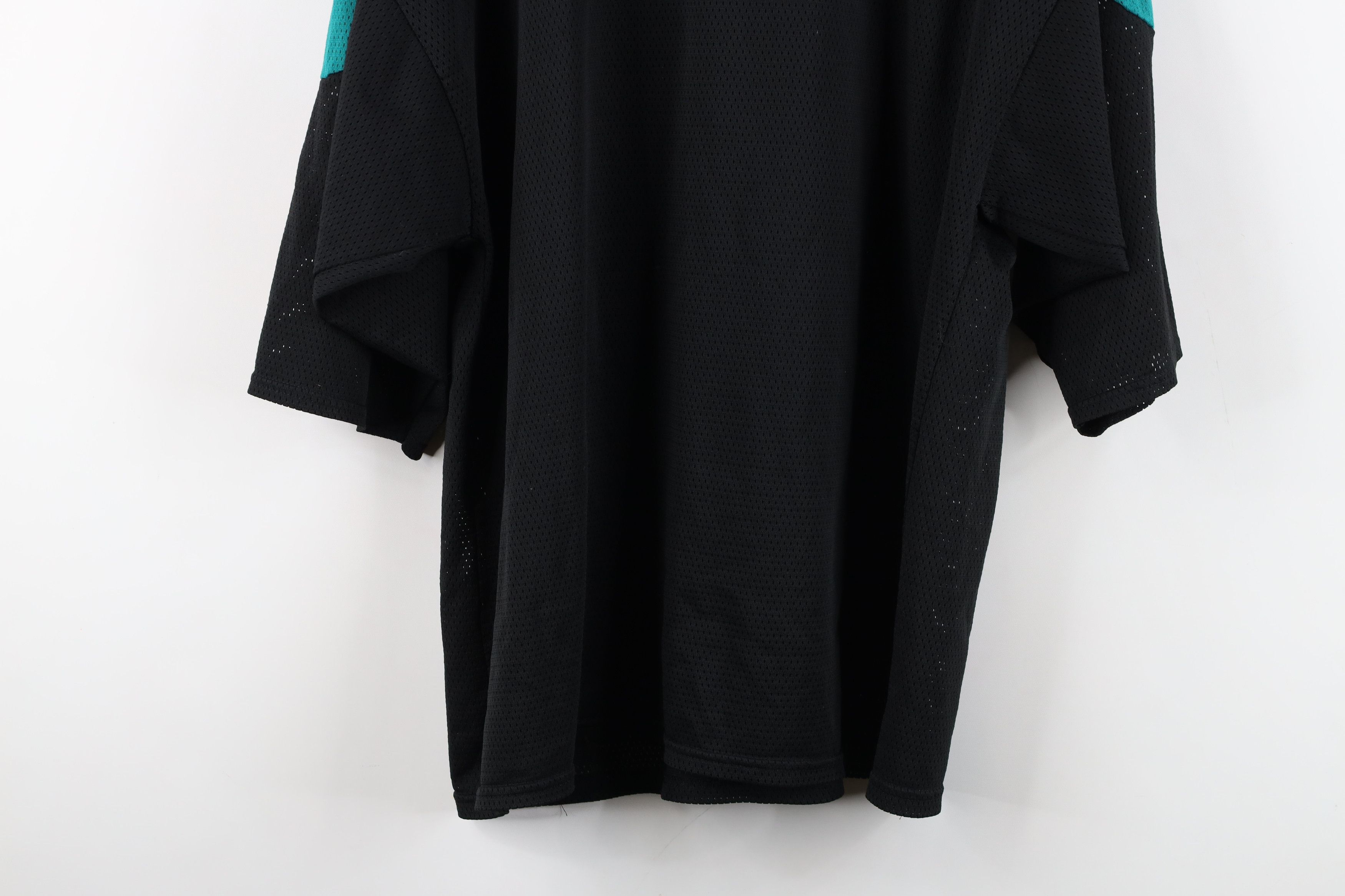 Vintage Vintage 90s Streetwear Block Mesh Football Jersey Black USA Size US L / EU 52-54 / 3 - 12 Thumbnail
