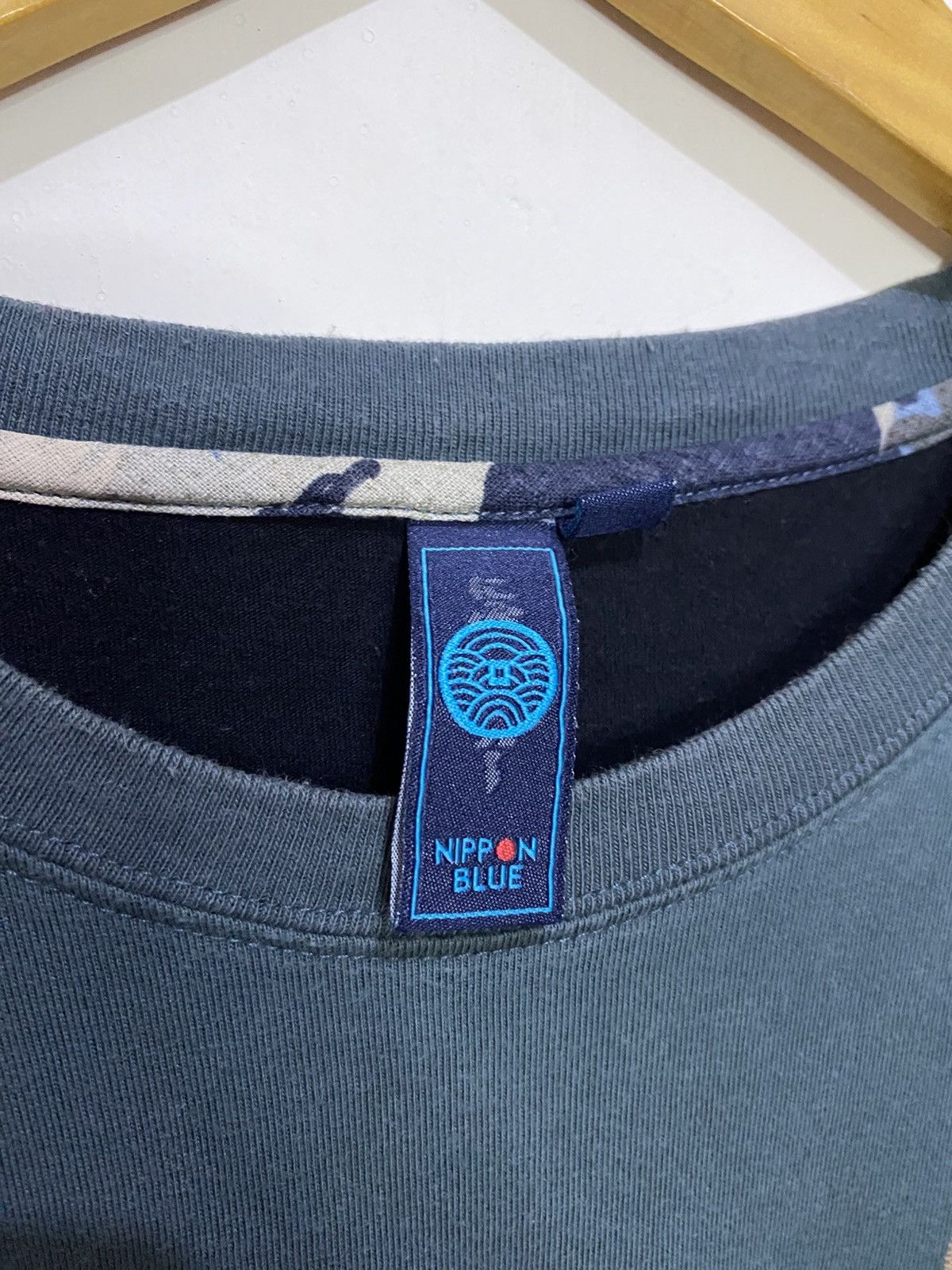 If Six Was Nine × Japanese Brand × Le Grande Bleu (L.G.B.) Japanese Style T-Shirt Nippon Blue Size US L / EU 52-54 / 3 - 6 Thumbnail