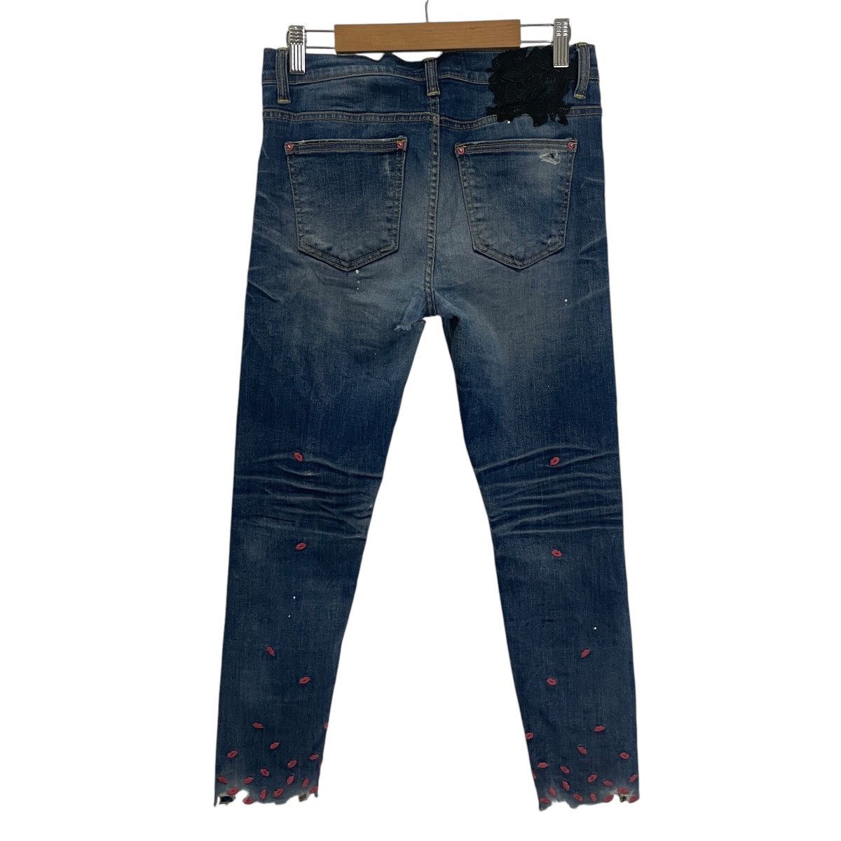 Japanese Brand Vintage Coolatique Distressed Denim Size 30" / US 8 / IT 44 - 6 Thumbnail
