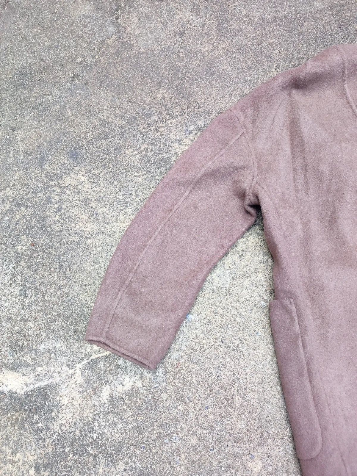 Jil Sander × Uniqlo UNIQLO +J Wool Blend Drape Coat – Brown (FW20) Size US M / EU 48-50 / 2 - 10 Thumbnail