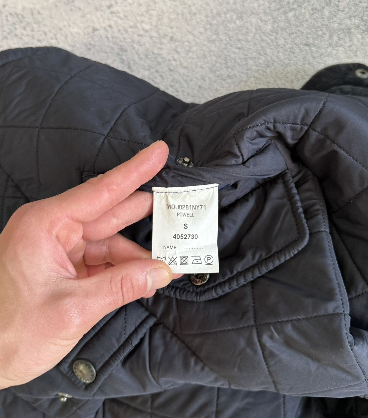 Barbour Barbour Powell Quilted Jacket Men S Black Brown Trim Classic Size US S / EU 44-46 / 1 - 8 Thumbnail