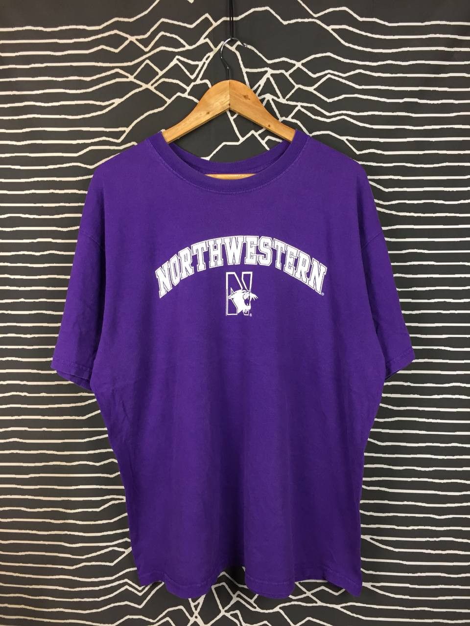 Steve And Barrys Vtg Northwestern University Wildcats Spellout Tee Size XL Size US XL / EU 56 / 4 - 1 Thumbnail