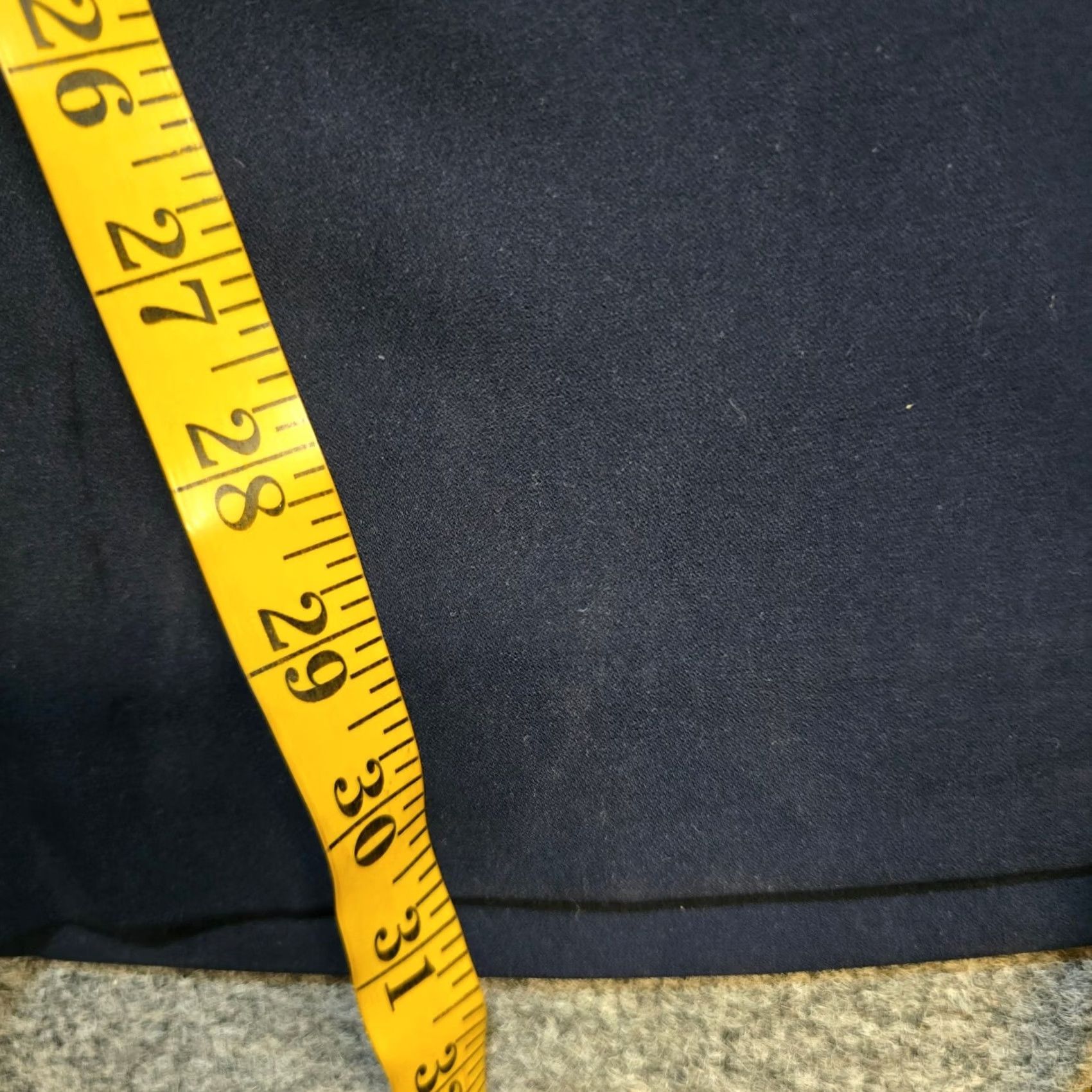 Vintage Susan Graver Pants Women Size 16 Blue Wide-Leg Knit Elastic Waist High Rise Casual Dress Pants Size 24" / US 00 / IT 34 - 7 Thumbnail