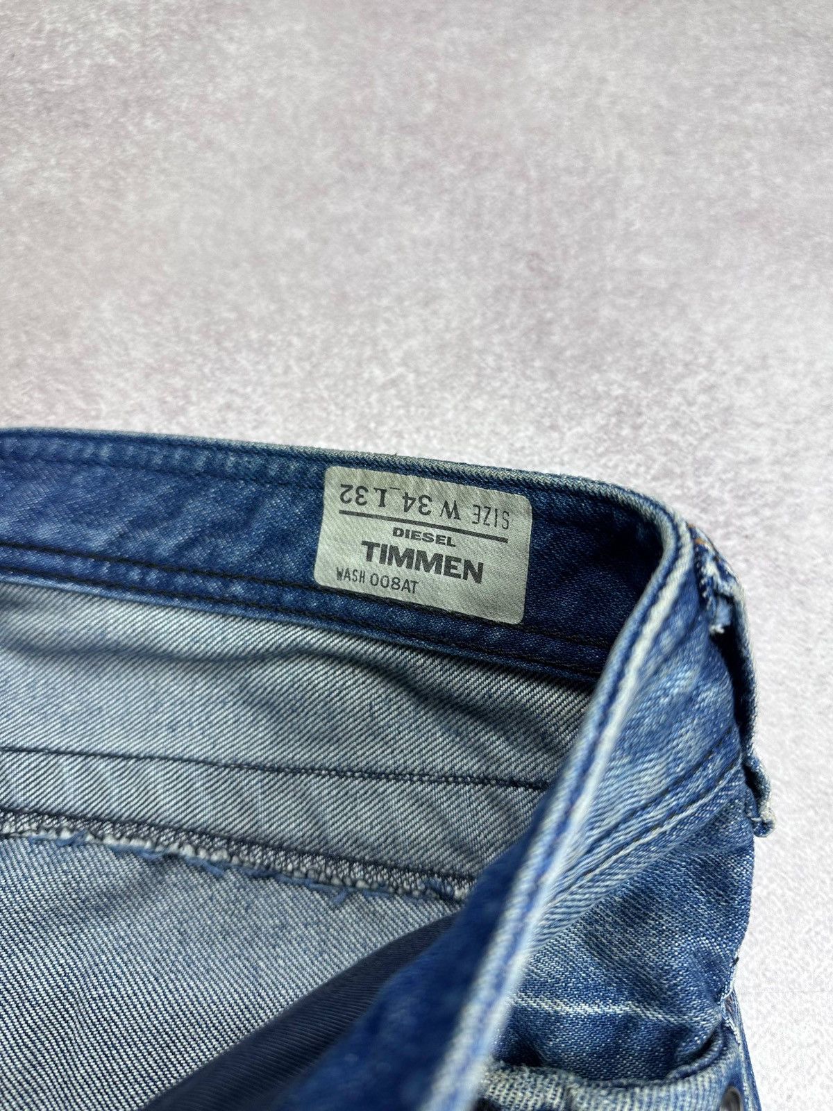 Diesel Vintage 90s Diesel Avantgarde Grunge Y2K Jeans 34 Size US 34 / EU 50 - 9 Thumbnail