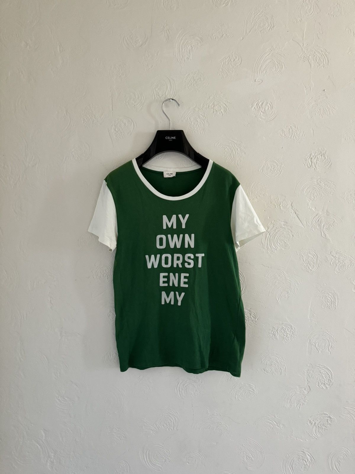 Celine × Hedi Slimane Celine 20SS My Own Worst Enemy tee | Grailed