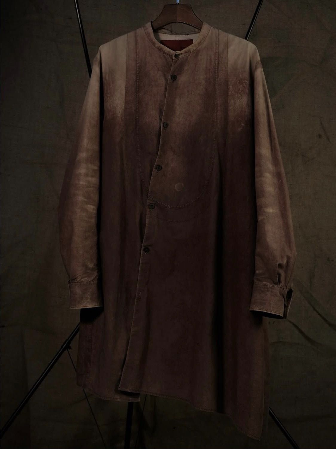 Ziggy Chen Ziggy chen Asymmetrical dyed long shirt Size US M / EU 48-50 / 2 - 1 Thumbnail