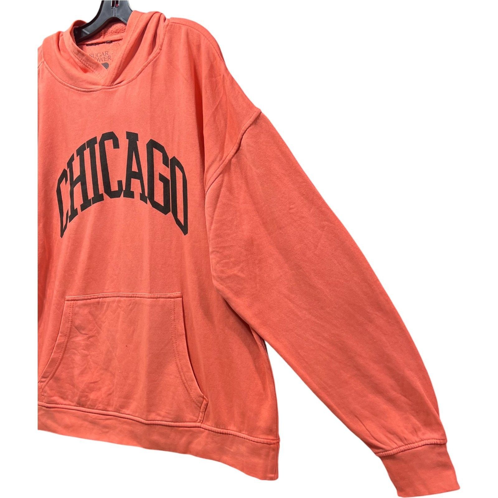 Other Sugar Flower - Unisex Long Sleeve Hooded Sweatshirt - Orange Size L / US 10 / IT 46 - 14 Thumbnail