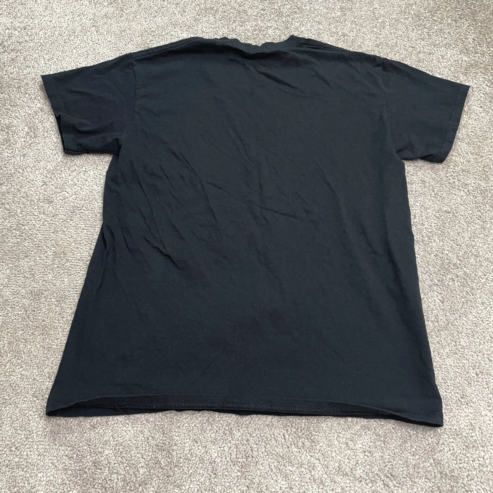 Gildan Gildan Black T-Shirt Womens Medium Graphic Print Music Tee Crew Neck Short Sleeve 100% Cotton Regular Fit Basic Casual Shirt Size M / US 6-8 / IT 42-44 - 2 Thumbnail
