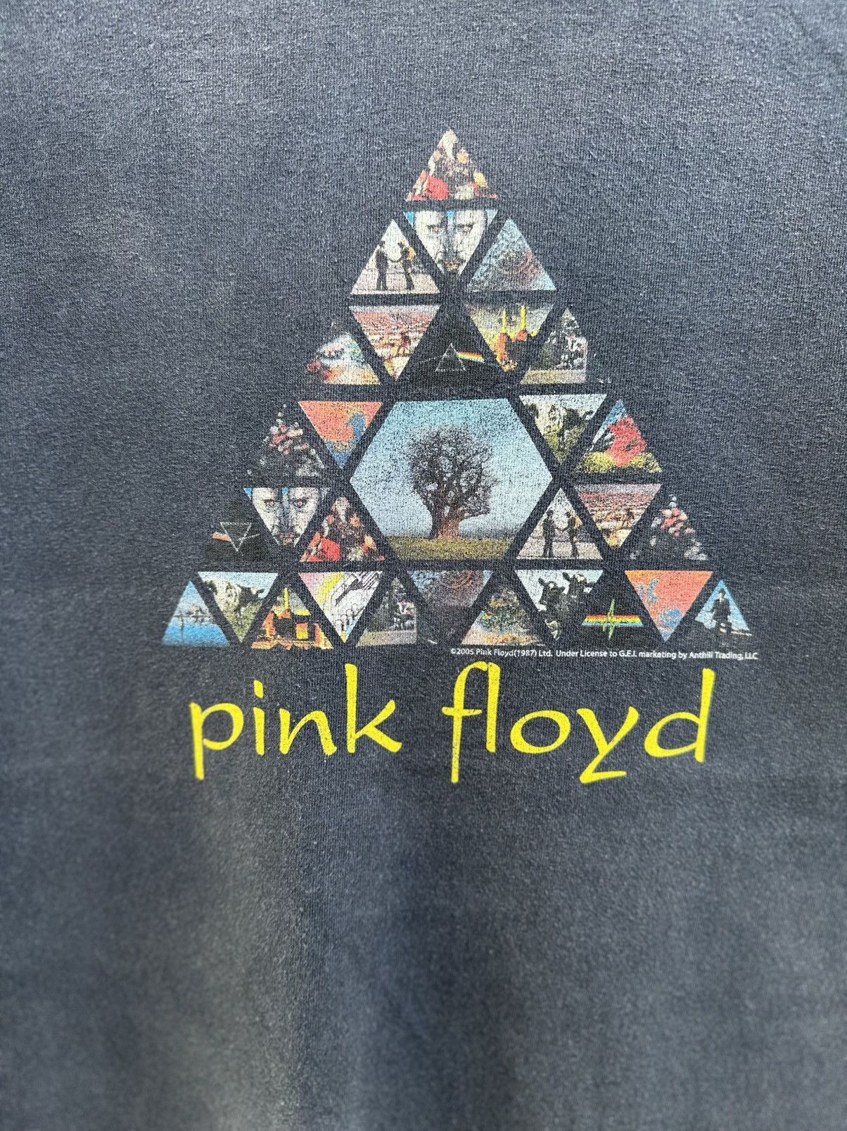 Alstyle Vintage Pink Floyd Faded Tee Size US M / EU 48-50 / 2 - 2 Thumbnail