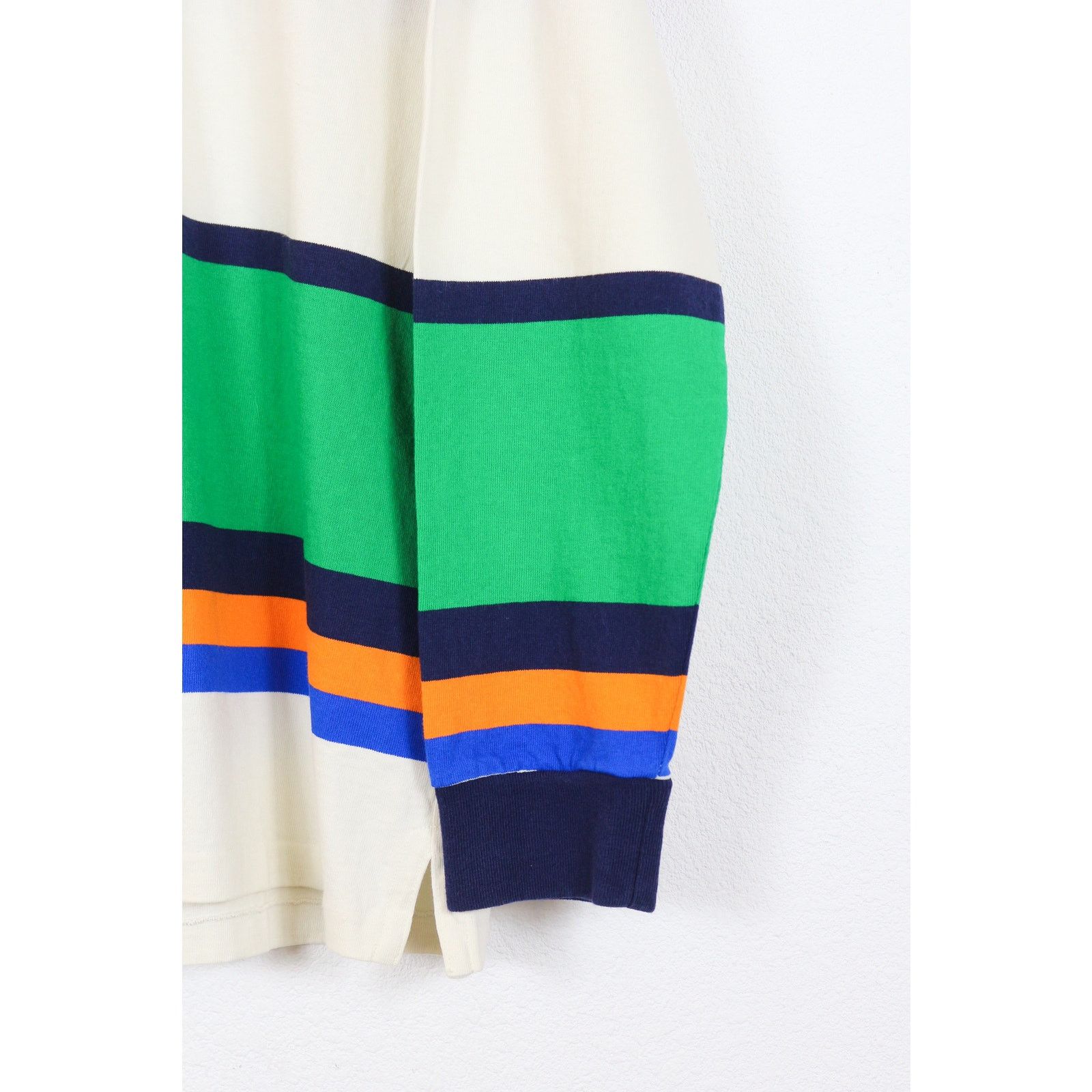 Rugby Ralph Lauren Ralph Lauren Rugby Pony Logo Wide Striped Polo Shirt Size US XL / EU 56 / 4 - 2 Thumbnail