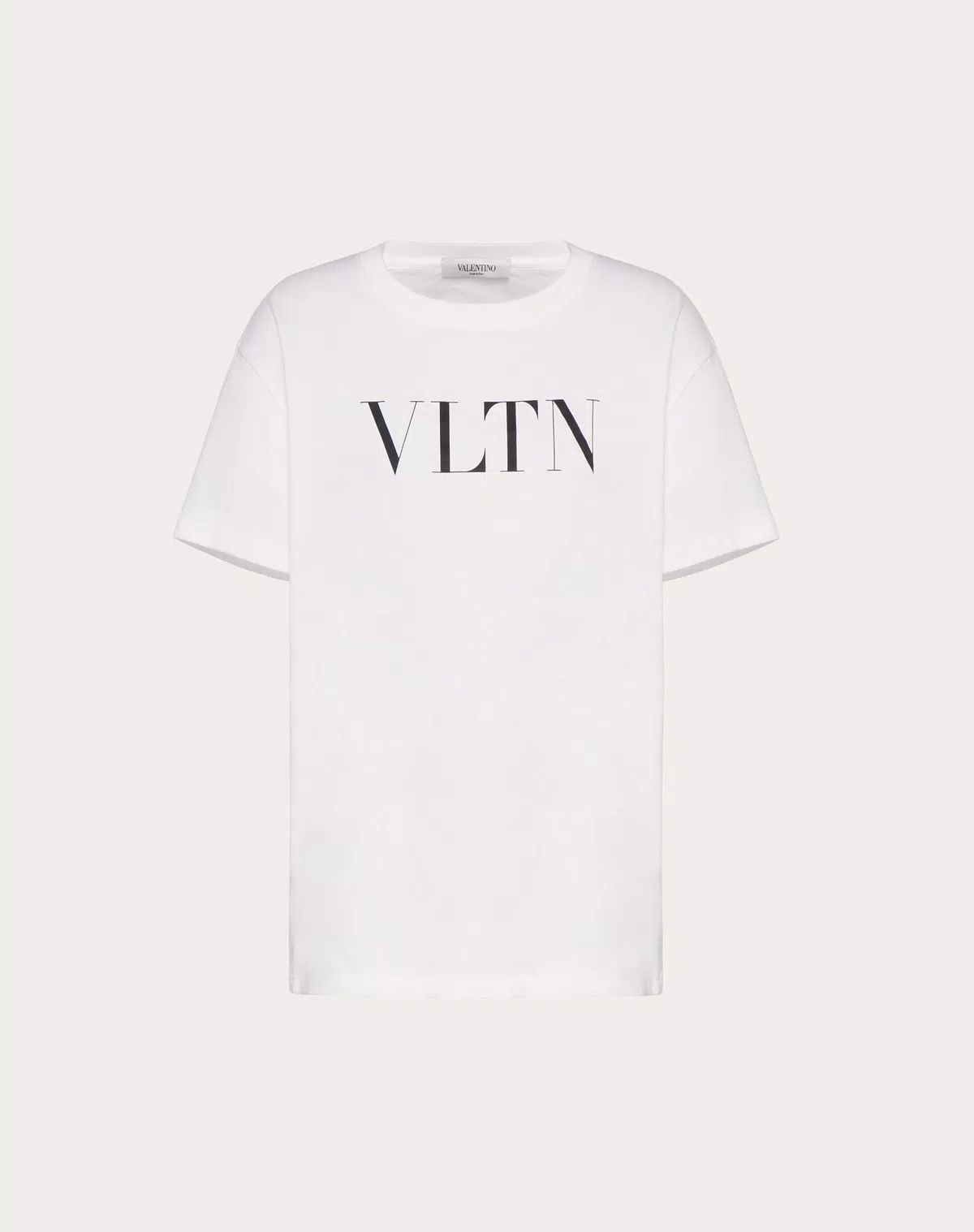 Valentino o1s1wg110625 Vltn Print T-Shirt in White Size S / US 4 / IT 40 - 1 Preview
