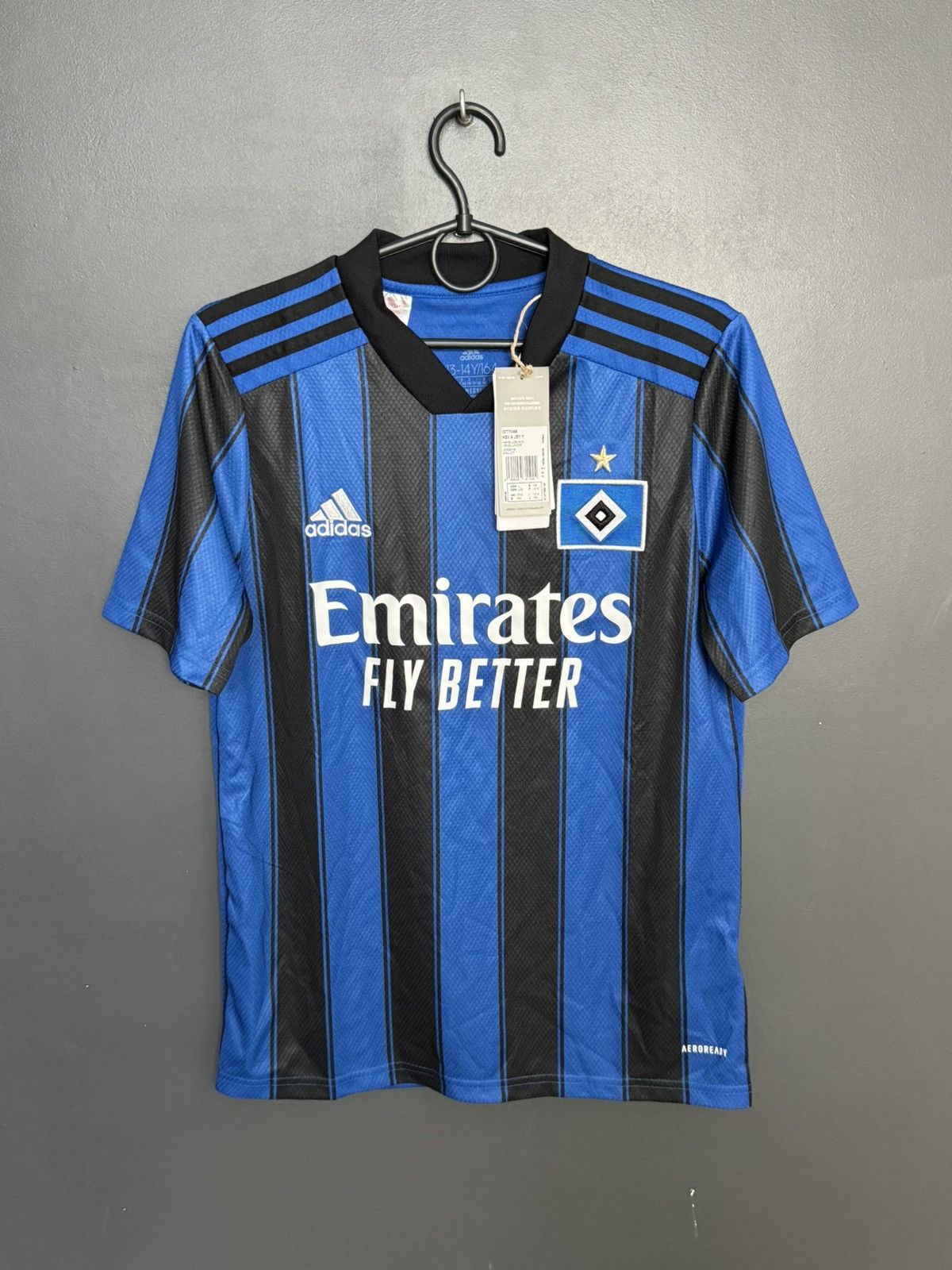 Adidas KIDS New Hamburg 21/22 Away Football Jersey T-Shirt Size US XS / EU 42 / 0 - 1 Thumbnail