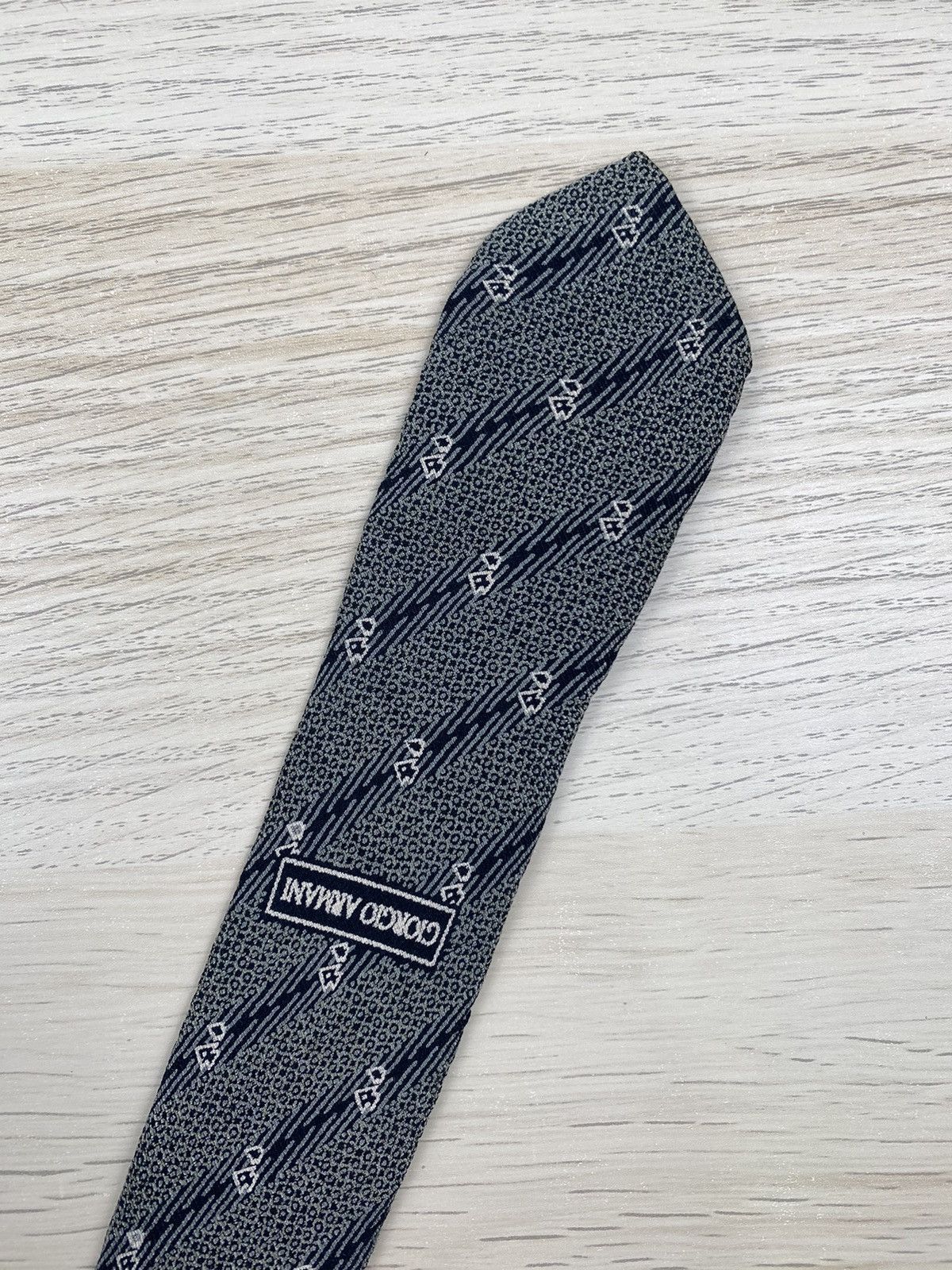 Armani Collezioni Giorgio Armani x Armani Collezioni Silk Tie T37 Size ONE SIZE - 5 Thumbnail
