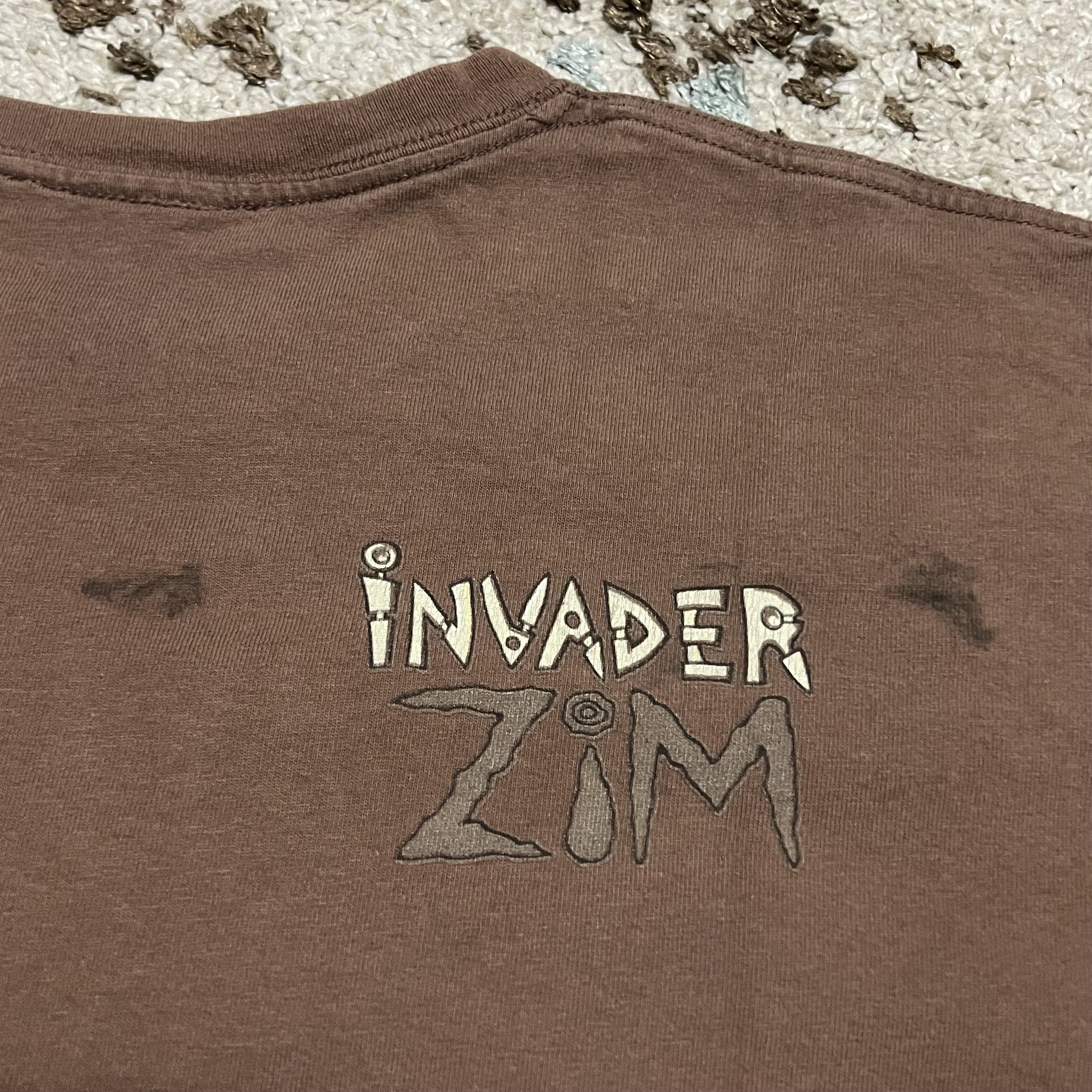 Cartoon Network × Nickelodeon × Vintage Vintage Invader Zim Lets Make Biscuits Shirt Nickelodeon Gir Size US L / EU 52-54 / 3 - 4 Thumbnail