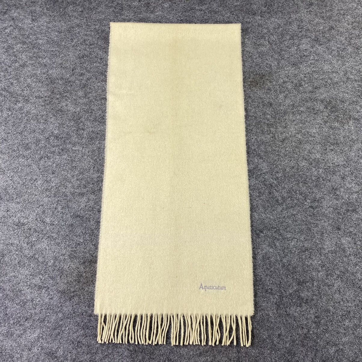 Aquascutum Aquasqutum Cashmere Muffler / Scarf / Neckwear - T1254 Size ONE SIZE - 3 Thumbnail