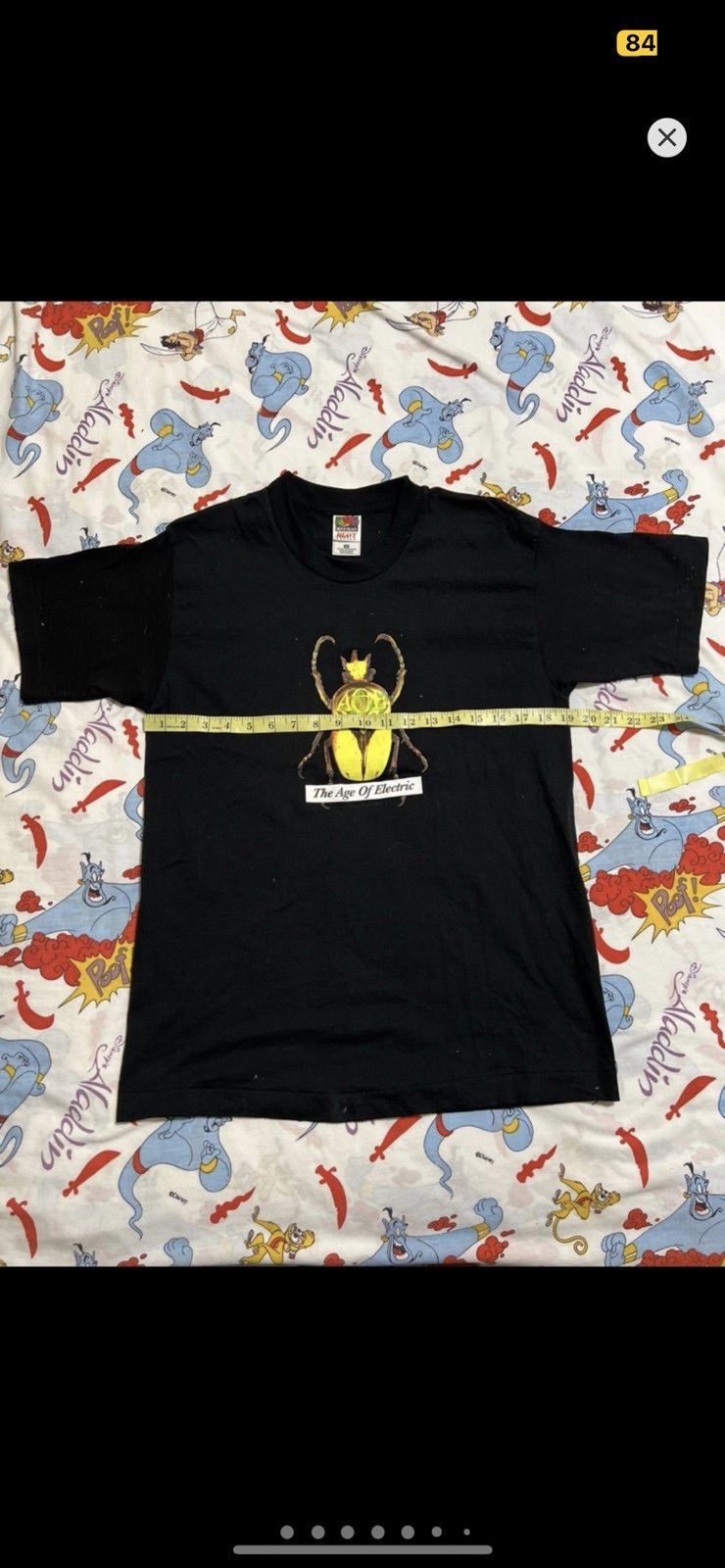 image of Hype x Vintage 1997 Age Of Electric Band Promo Shirt M in Black, Men's (Size Medium)
