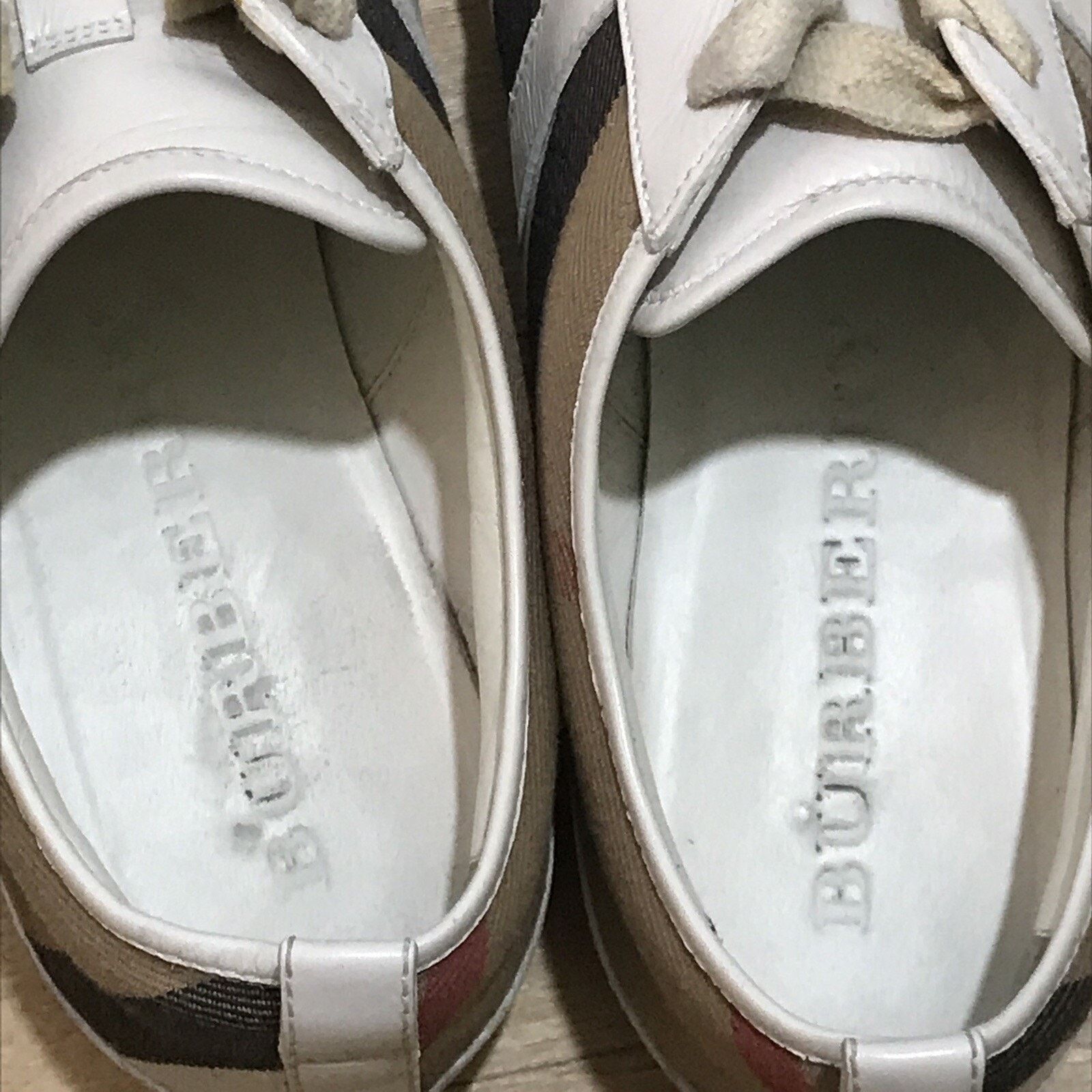 Burberry BURBERRY SHOES SNEAKERS WOMEN'S Nova check Canvas Leather Size US 9 / IT 39 - 7 Thumbnail
