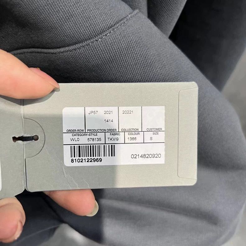 Balenciaga Balenciaga gray logo printed hooded long sleeved sweatshirt Size US S / EU 44-46 / 1 - 5 Thumbnail