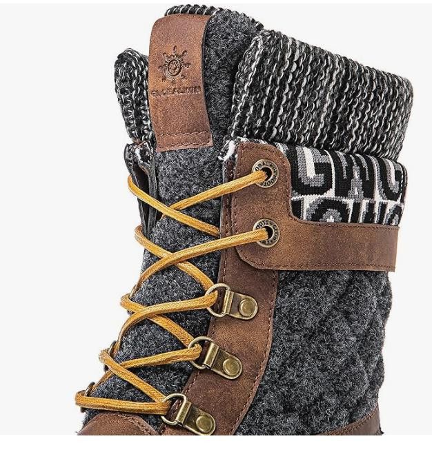 NBDN Nobrandedon Women's Waterproof Winter Boots Snow Boots SIZE 8 Size US 8 / IT 38 - 7 Thumbnail