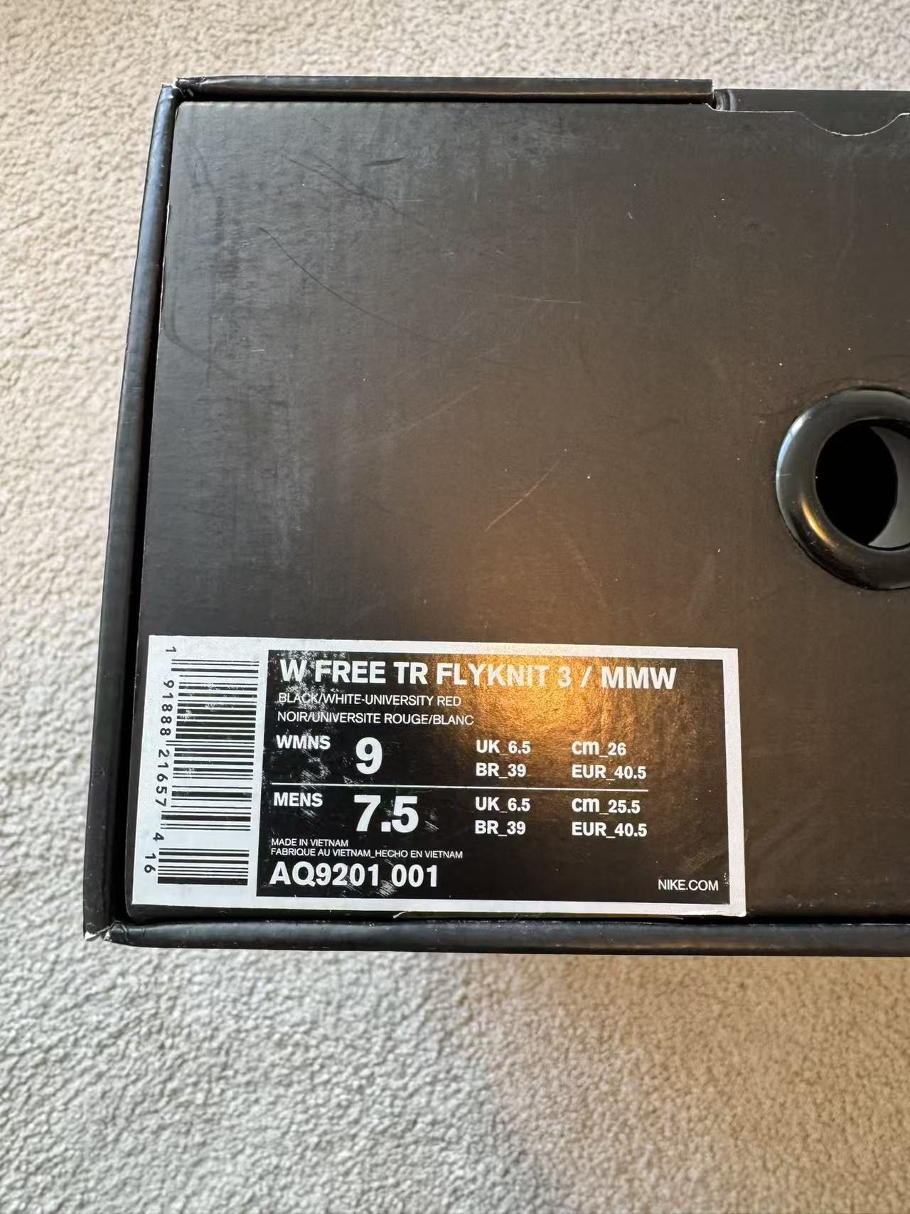 1017 ALYX 9SM × Nike Nike x 1017 ALYX 9SM W FREE TR flyknit 3 Sneaker Size US 9 / IT 39 - 16 Thumbnail