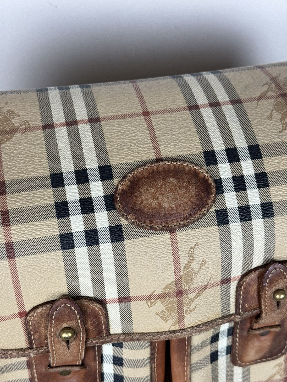 Burberry Vintage leather bag Burberry Nova Check original item Size ONE SIZE - 5 Thumbnail