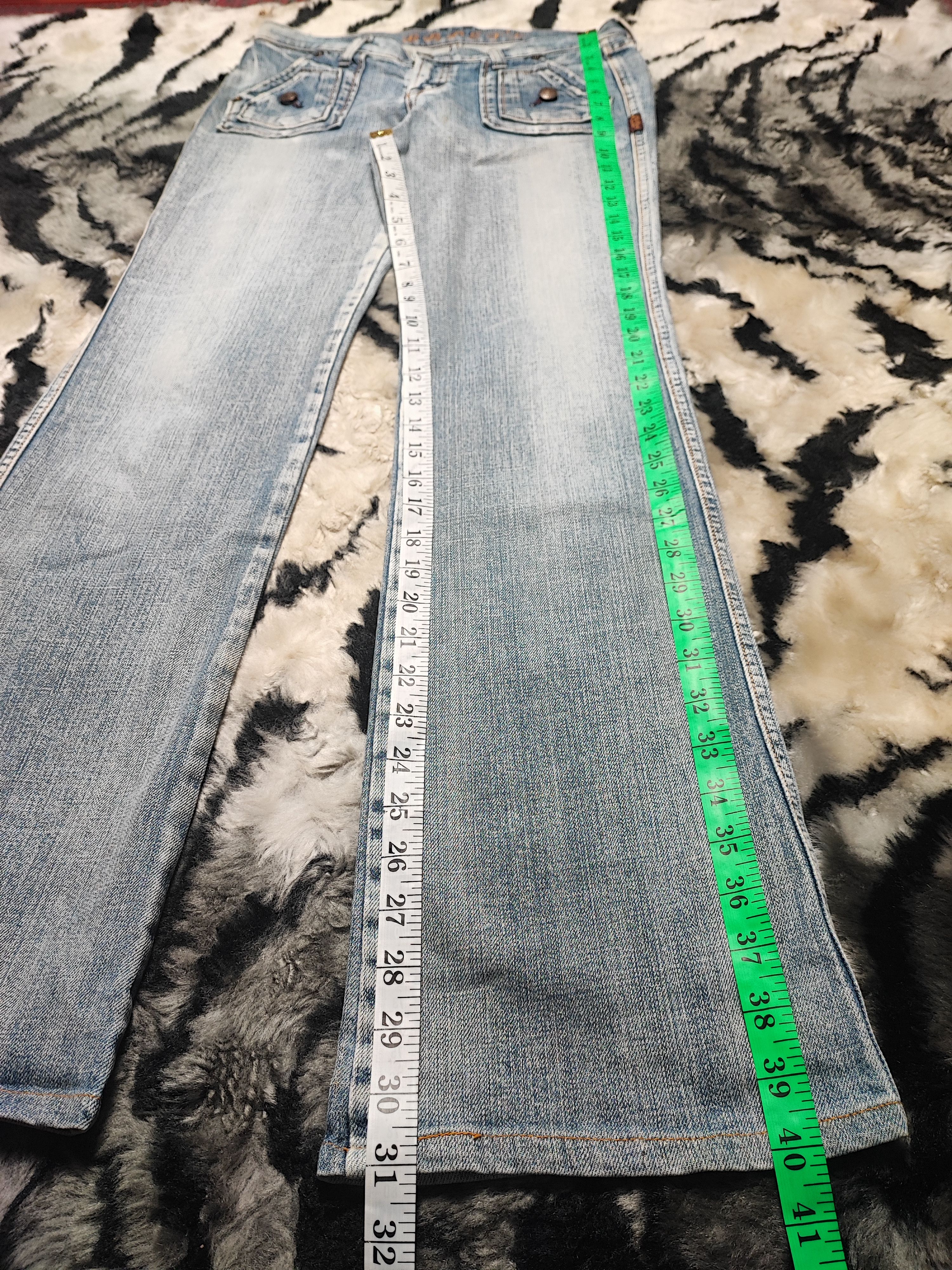 Jean Vintage Brappers Bootcut Flared Jeans Size 29" - 5 Thumbnail