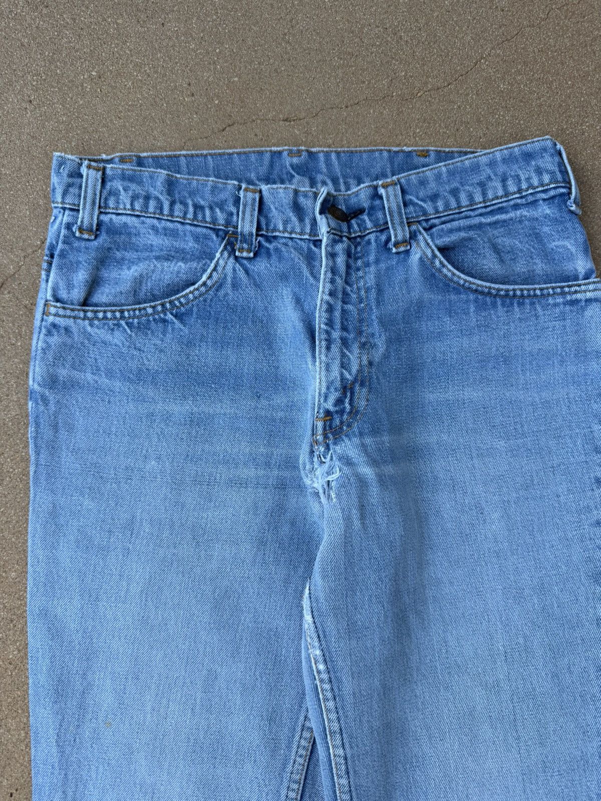 Levi's Vtg 70’s Levi’s 684 Orange Tab Bellbottom Flare Jeans 31x31 Size US 31 - 4 Thumbnail