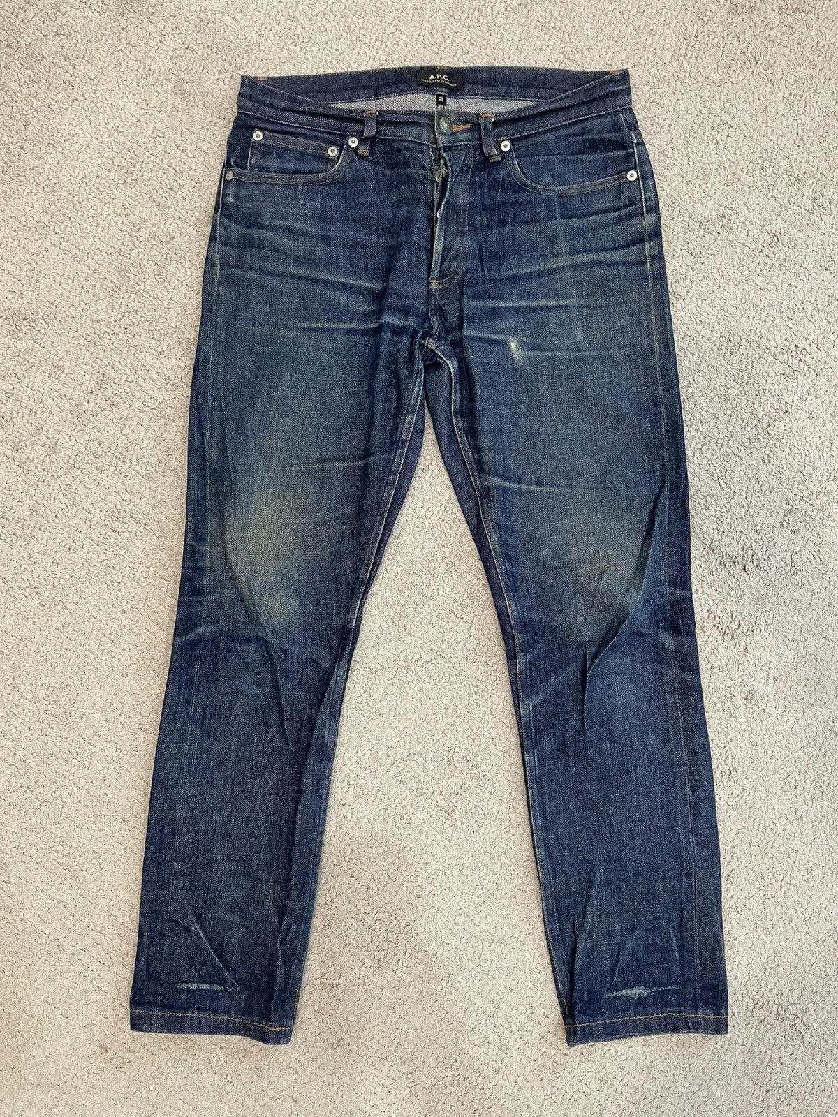 A.P.C. Best Buy‼️ A.P.C Petit New Standard Selvedge Distressed Size US 30 / EU 46 - 1 Thumbnail