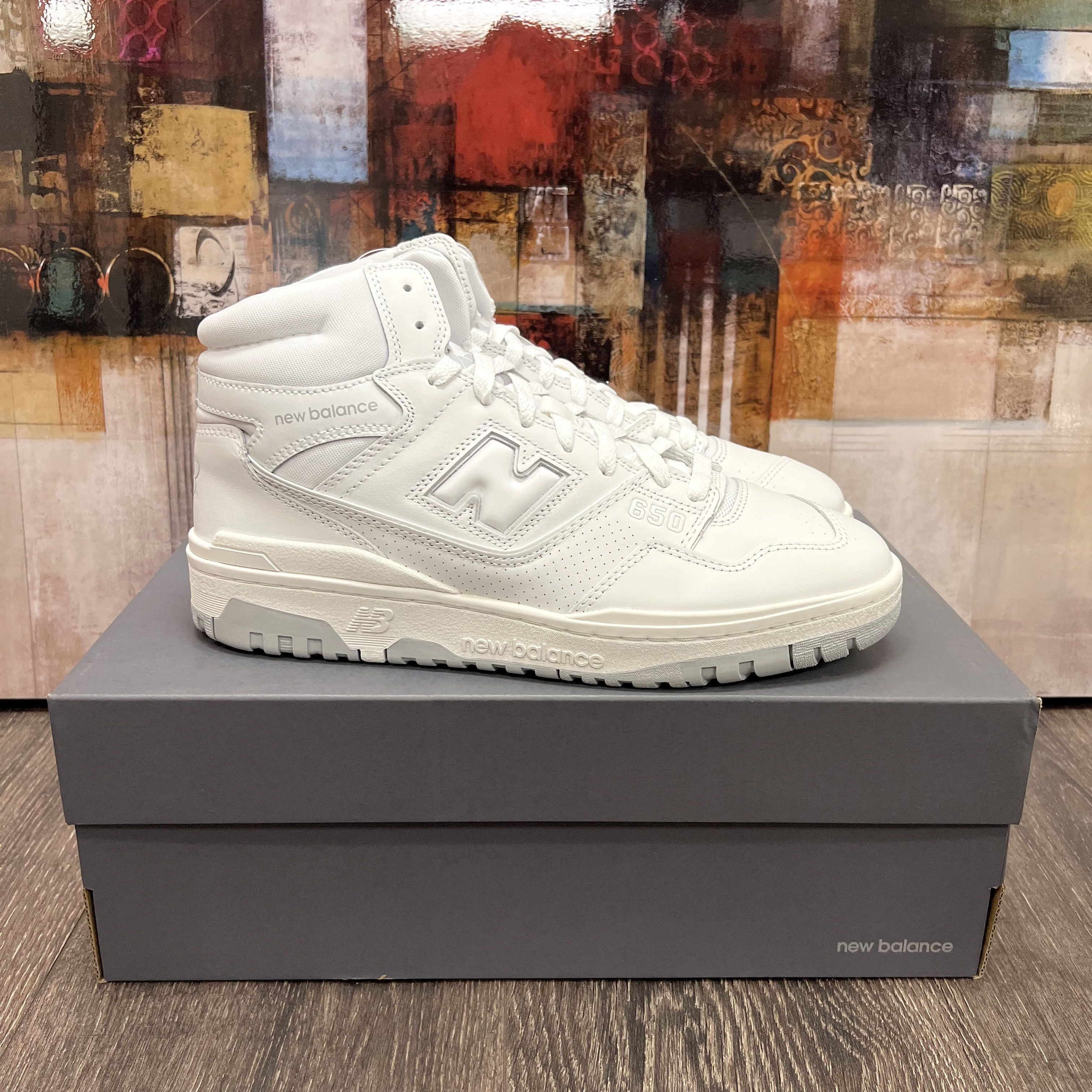 New Balance 2022 New Balance 650 Triple White Leather NB650 | Grailed