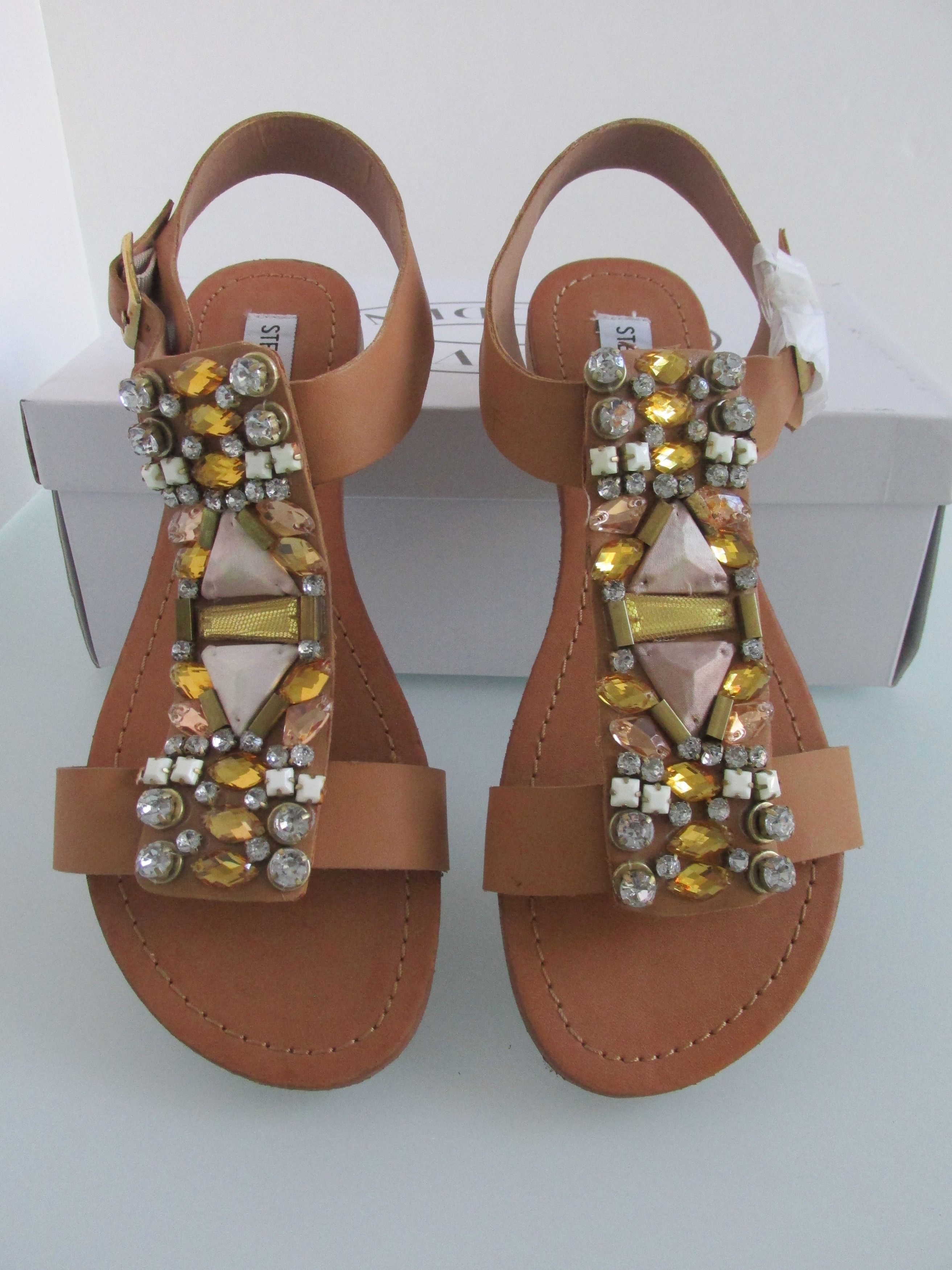 Steve Madden Steve Madden New Wiktor Women's Embellished Sandals Size 8 M Size US 8 / IT 38 - 1 Thumbnail