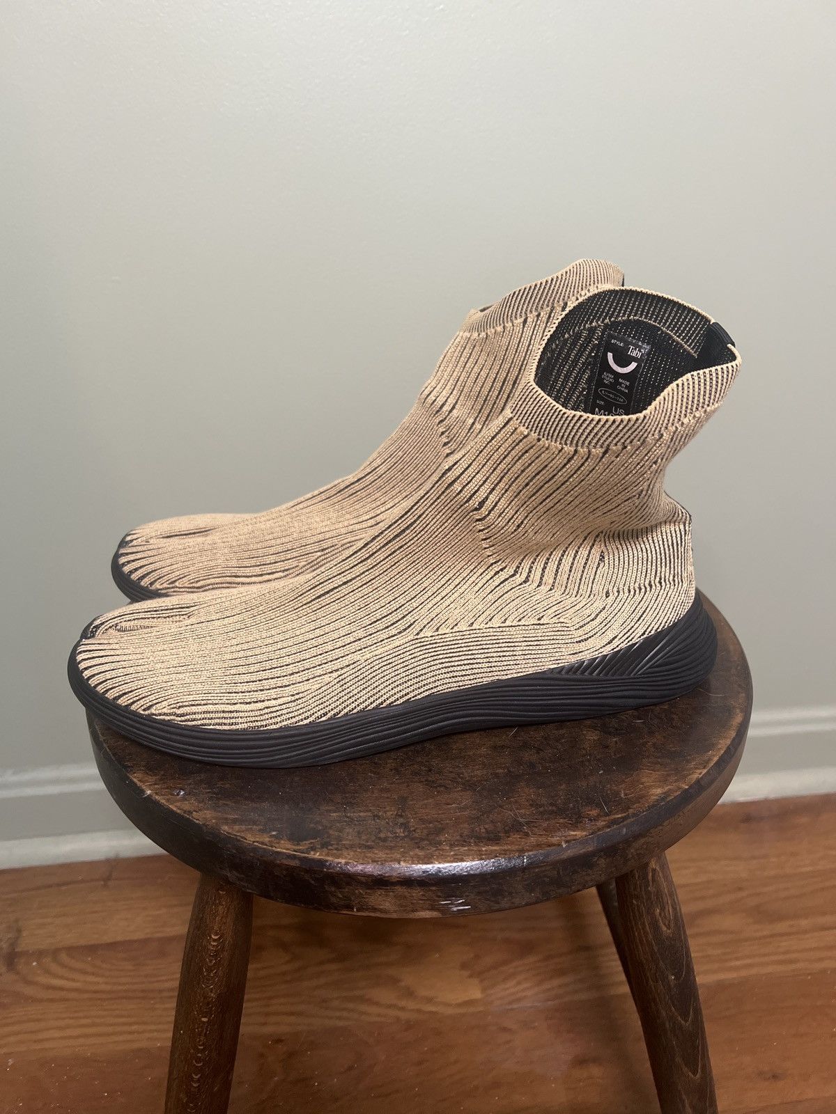 Tabi Footwear ILYSM Tabi - Camel Shadow Stripe Size US 12 / EU 45 - 7 Thumbnail
