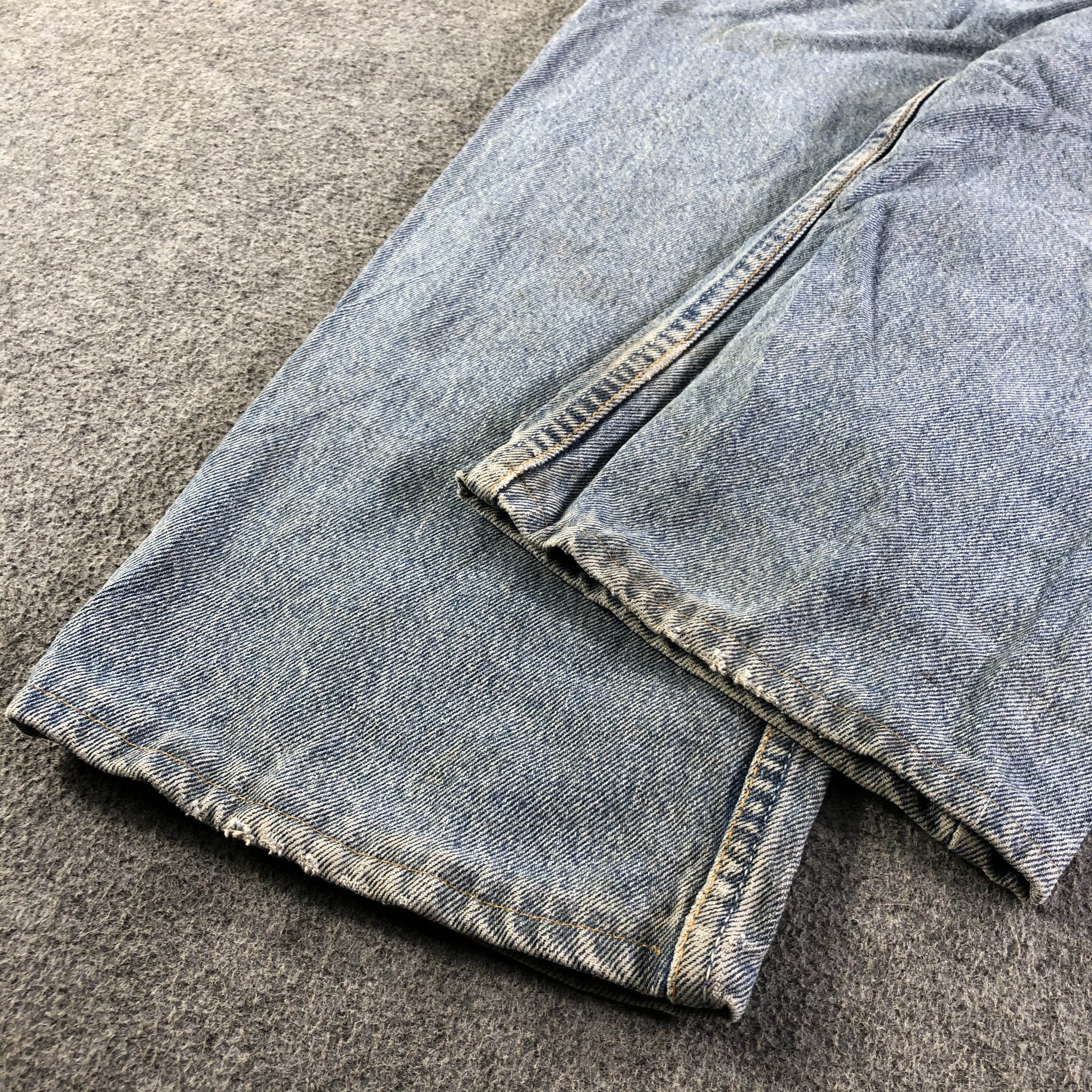 Levi's Vintage Blue Wash Levis 516 Jeans-J4183 Size US 35 - 6 Thumbnail