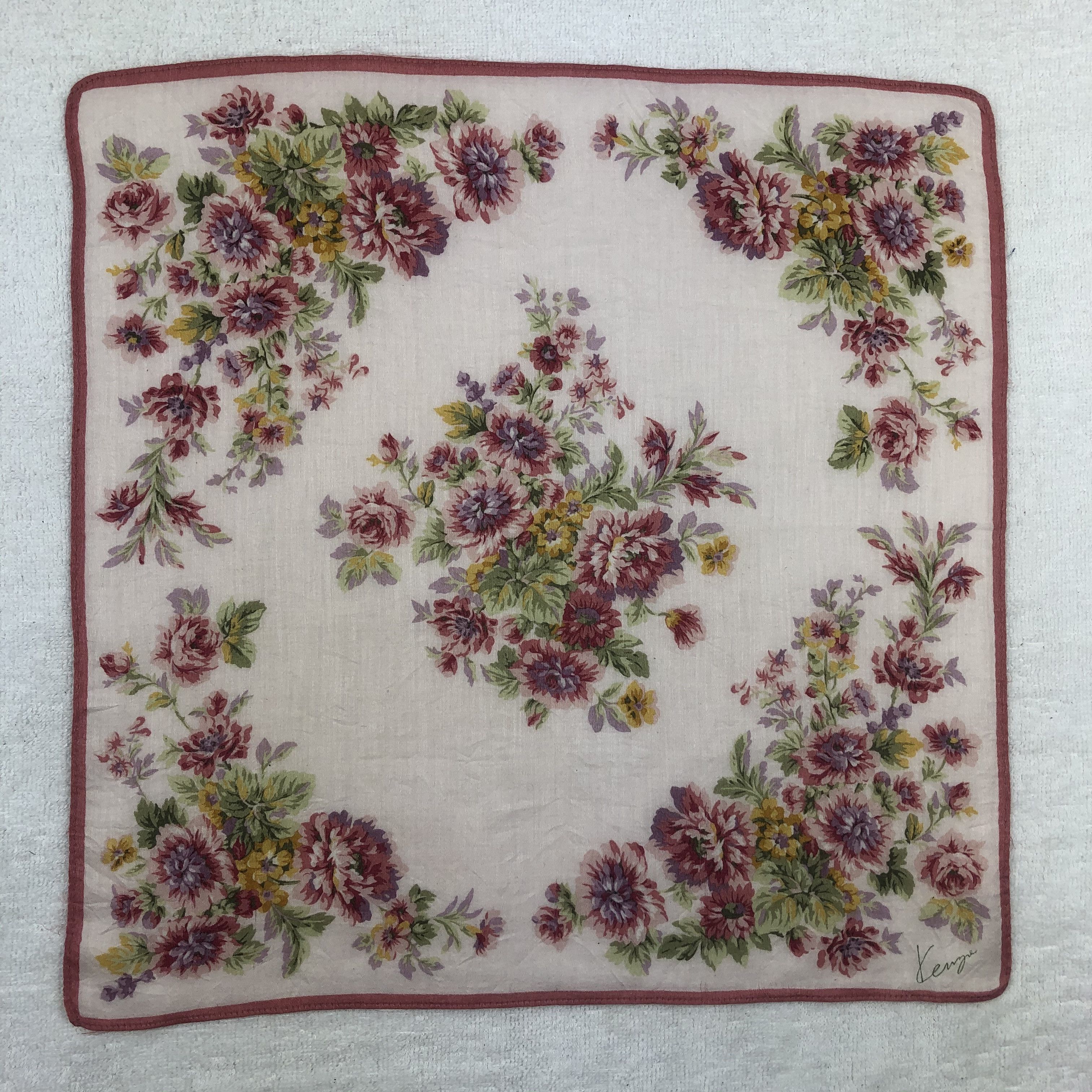 Kenzo × Vintage Kenzo Handkerchief / Bandana / Neckerchief Size ONE SIZE - 2 Thumbnail