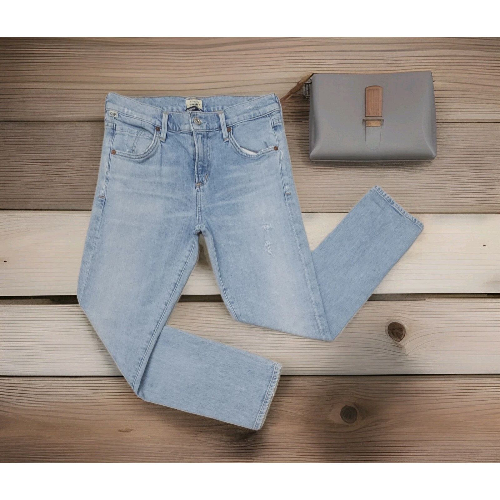 Citizens Of Humanity CITIZENS OF HUMANITY Premium Vintage ELSA MID RISE SLIM CROP Size 26" / US 2 / IT 38 - 1 Thumbnail